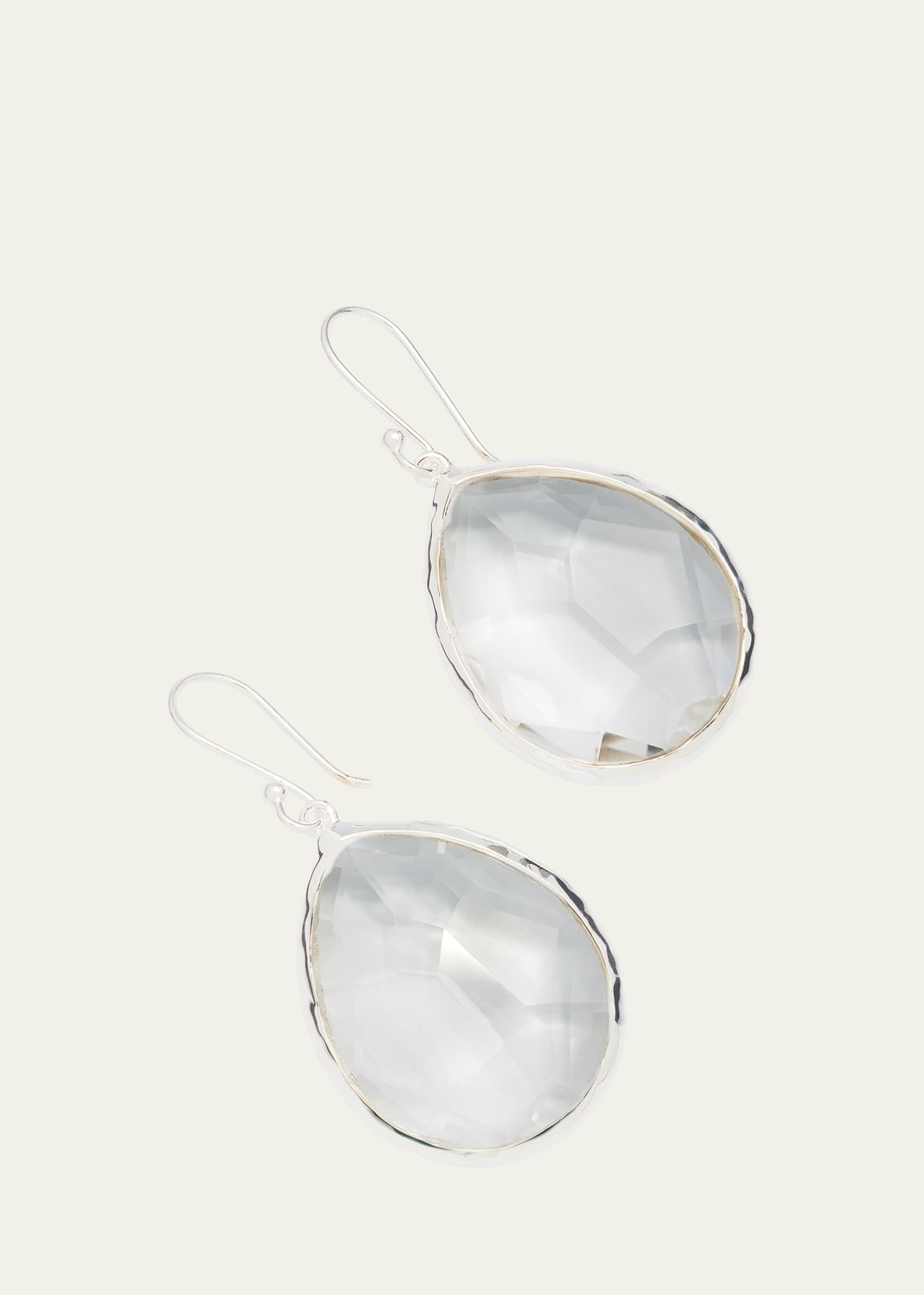 Ippolita Large Teardrop Earrings in Sterling Silver Image 3 of 4