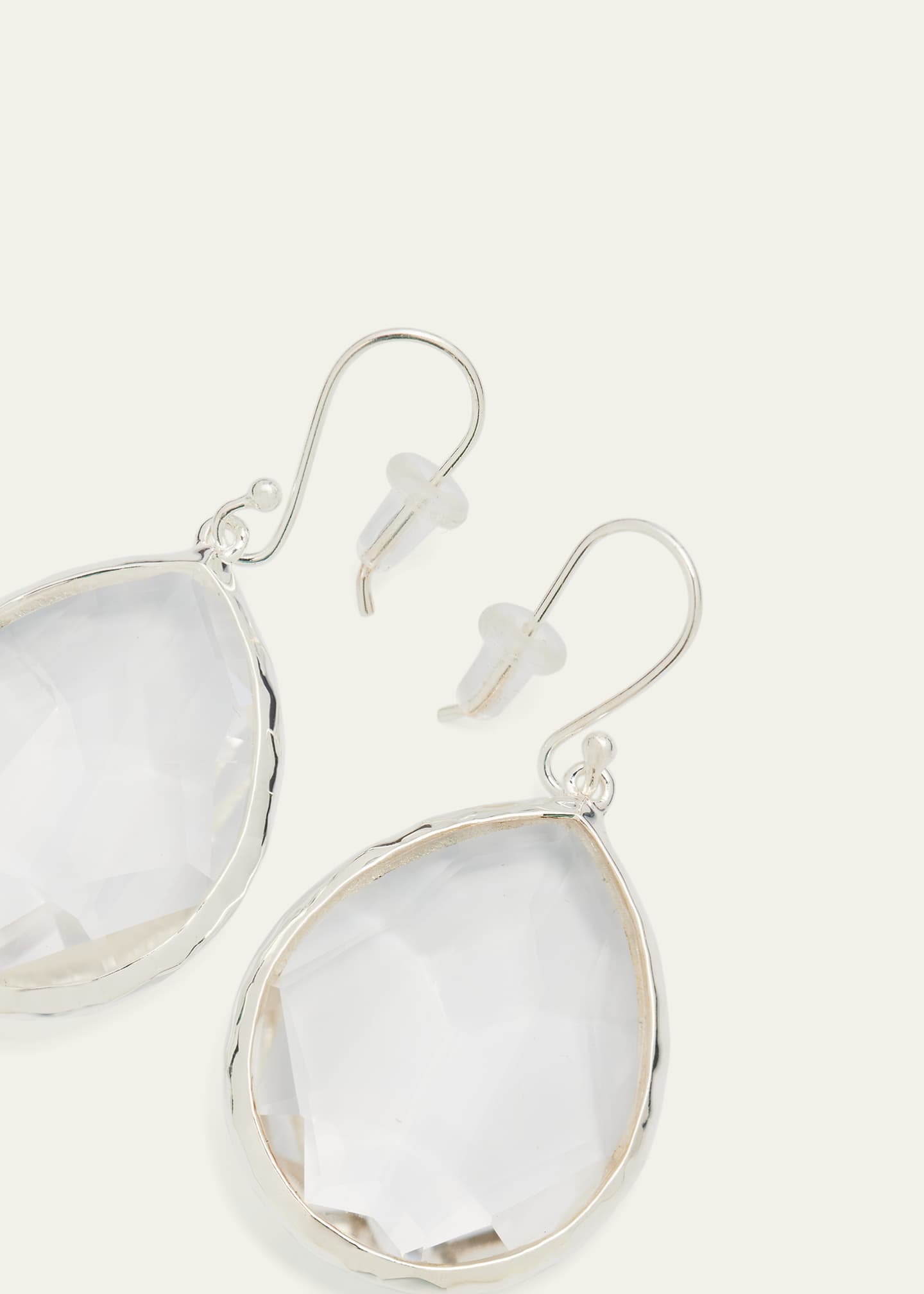 Ippolita Large Teardrop Earrings in Sterling Silver Image 4 of 4