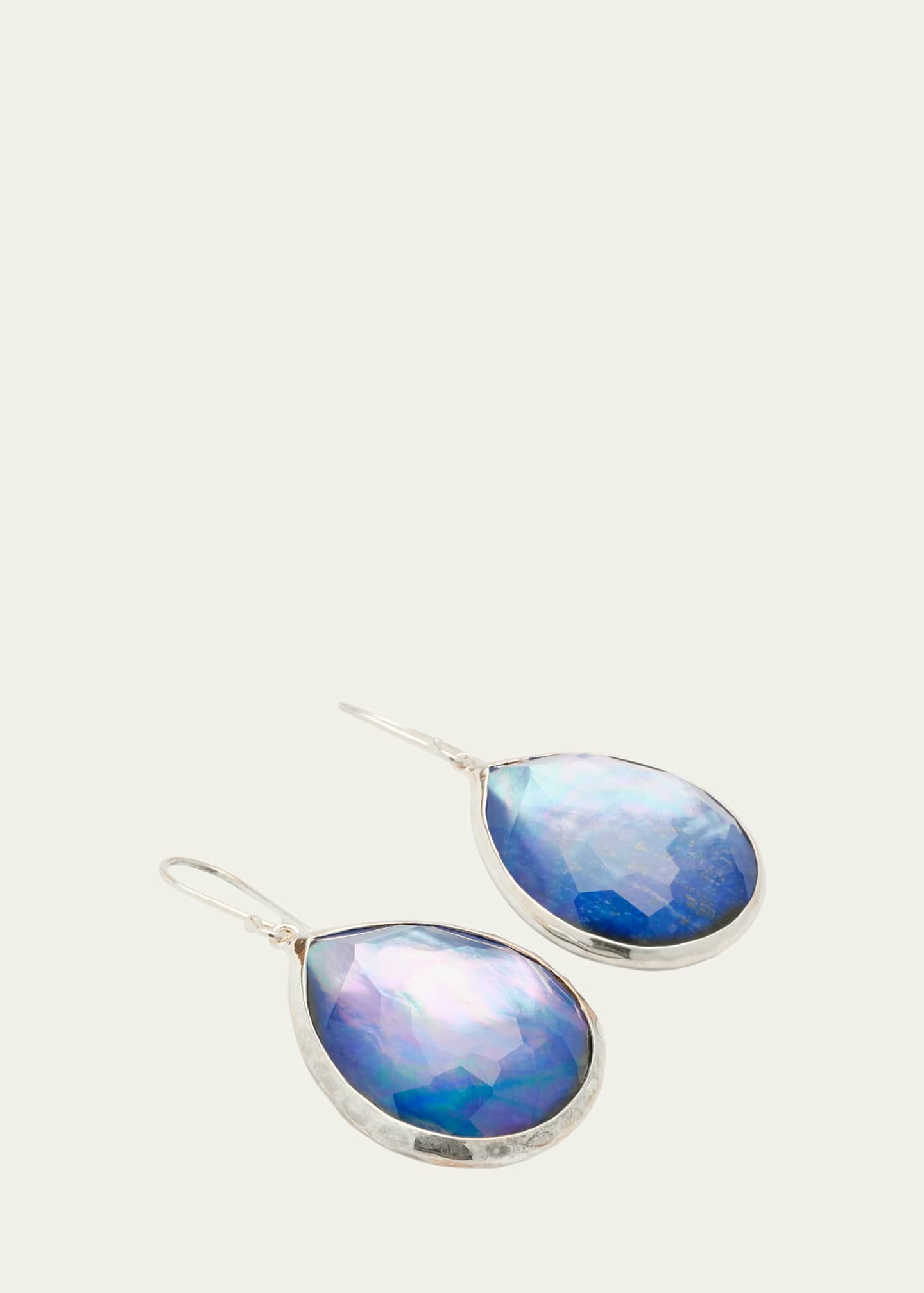 Ippolita Large Teardrop Earrings in Sterling Silver Image 3 of 4