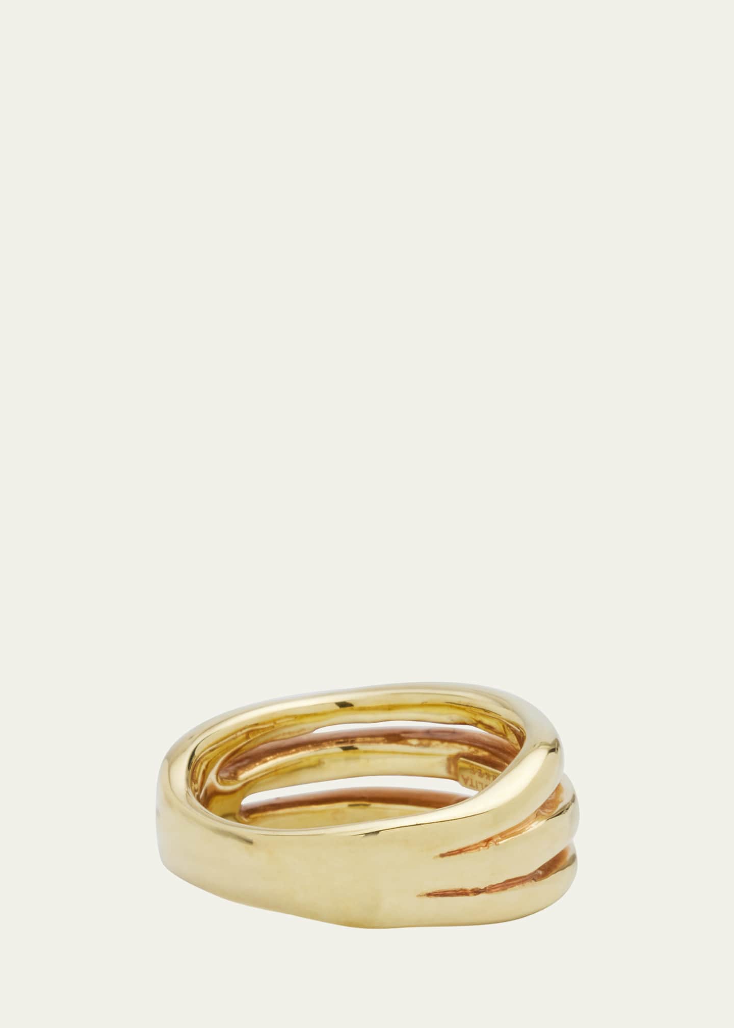 Ippolita Smooth Squiggle Triple Band Ring in 18K Gold Bergdorf