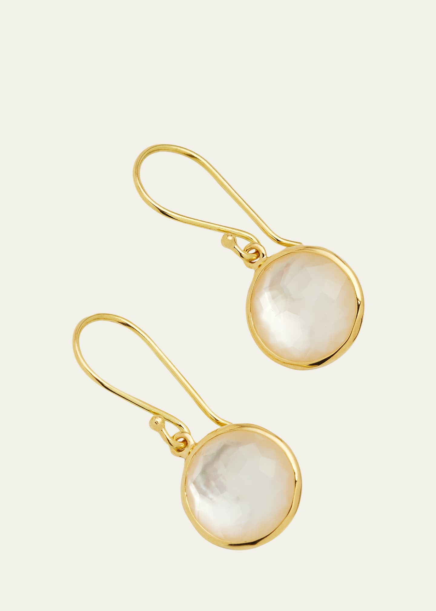Ippolita Small Single Drop Earrings in 18K Gold Image 2 of 3