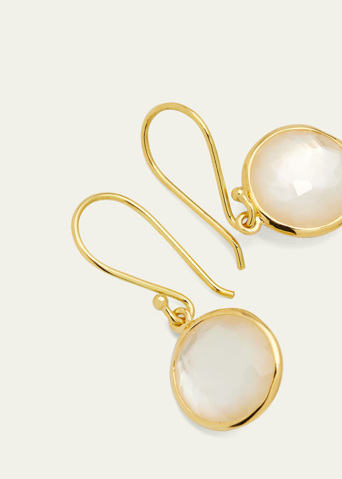 Ippolita Small Single Drop Earrings in 18K Gold Image 3 of 3
