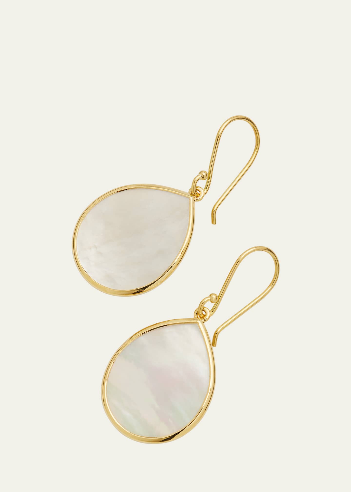 Ippolita Small Stone Teardrop Earrings in 18K Gold Image 2 of 3