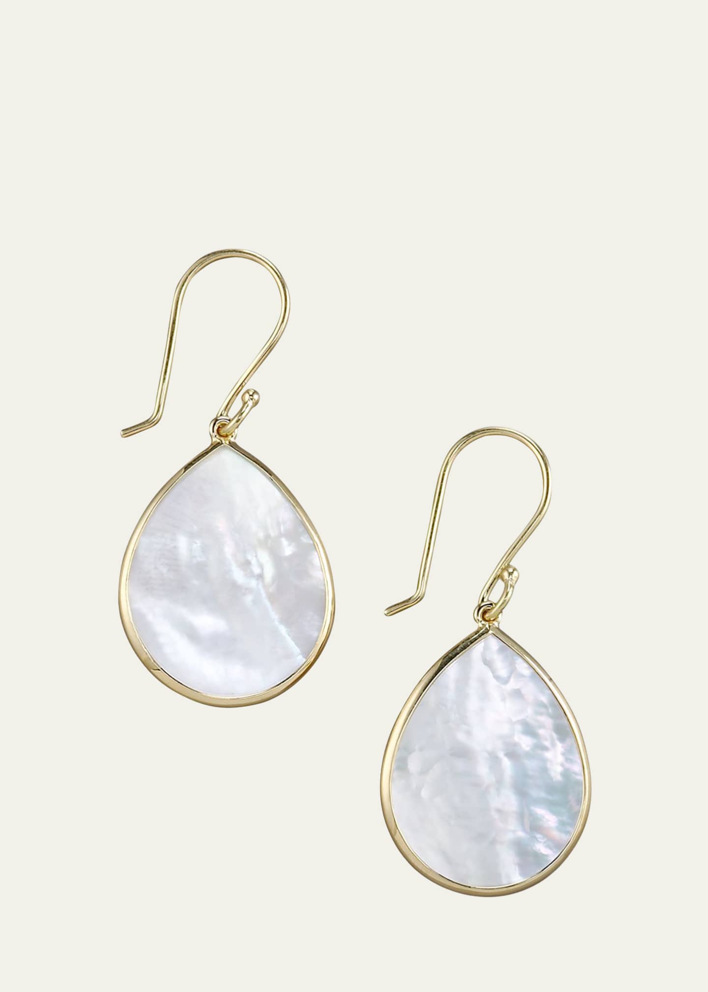 Ippolita Small Stone Teardrop Earrings in 18K Gold Image 1 of 3