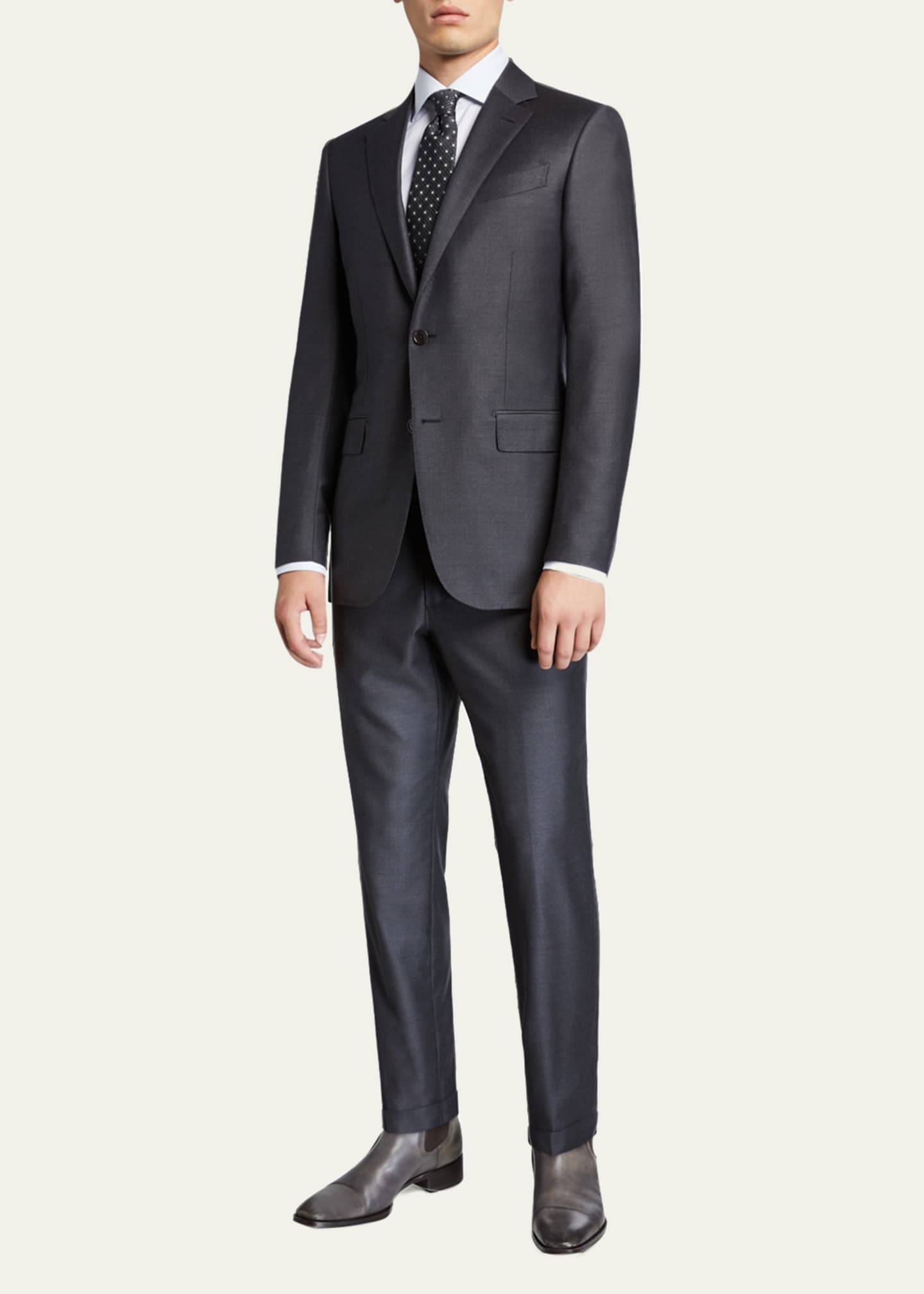 ZEGNA Men's Trofeo Milano Two-Piece Wool Suit - Bergdorf Goodman