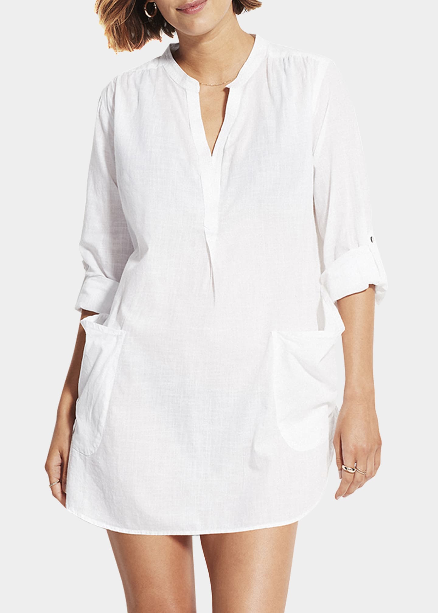 Seafolly Boyfriend Beach Shirt Bergdorf Goodman