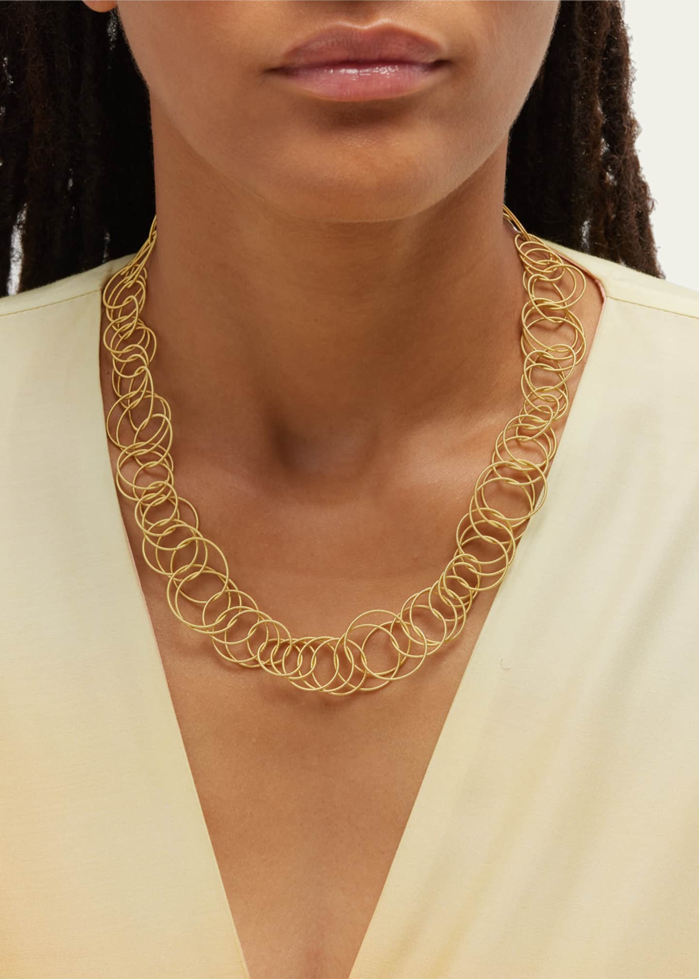 Buccellati 18K Yellow Gold Hawaii Short Necklace Image 2 of 5