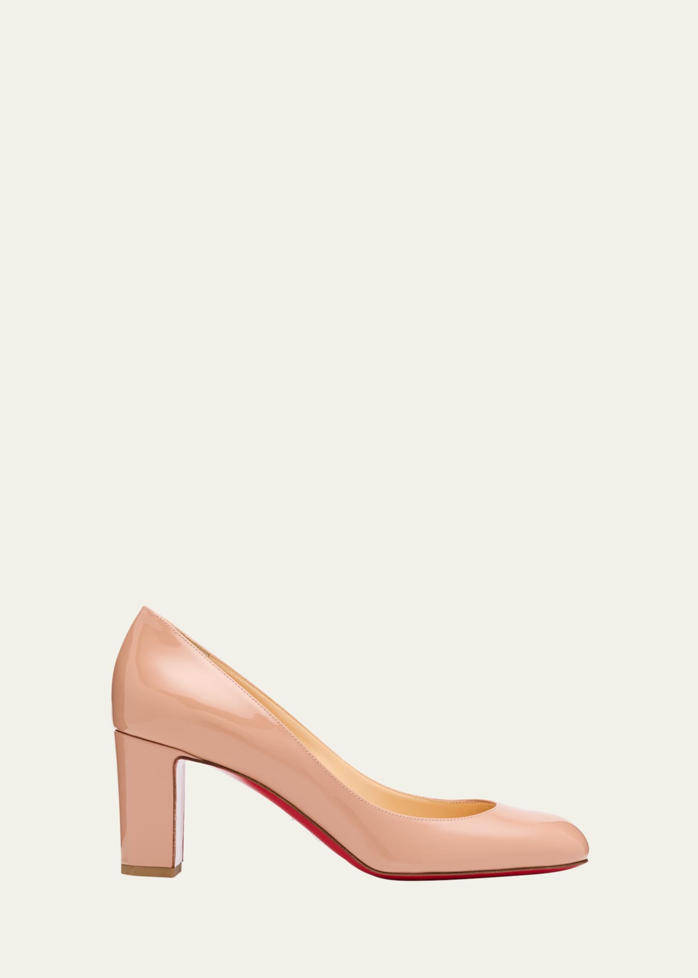 Christian louboutin block heel pump sales