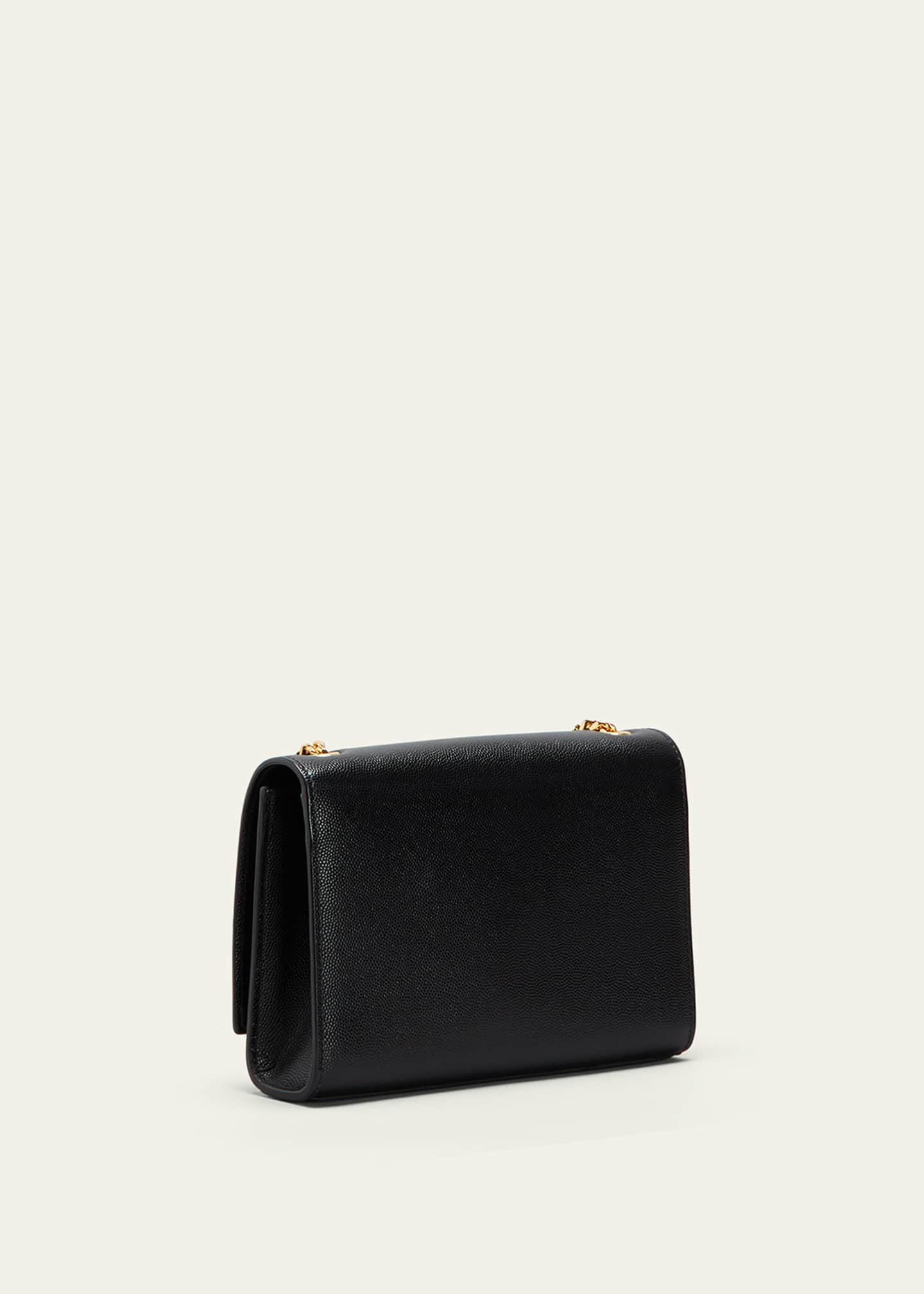 Saint Laurent Kate Small YSL Crossbody Bag in Grained Leather Image 3 of 6