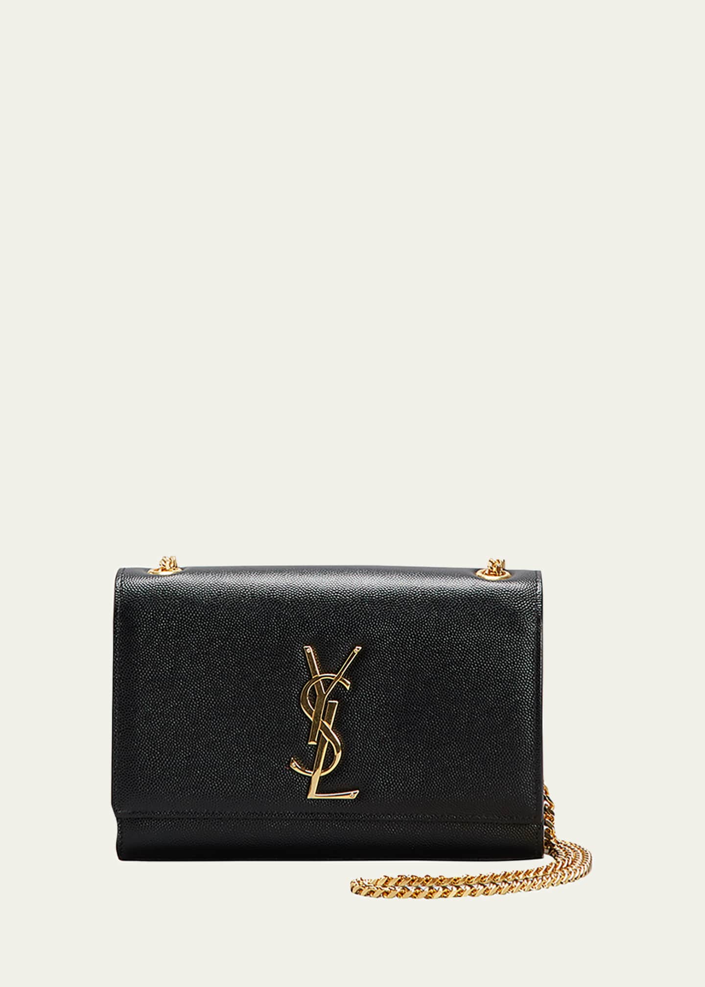 Saint Laurent Kate Small YSL Crossbody Bag in Grained Saint Laurent Kate Small YSL Crossbody Bag in Grained