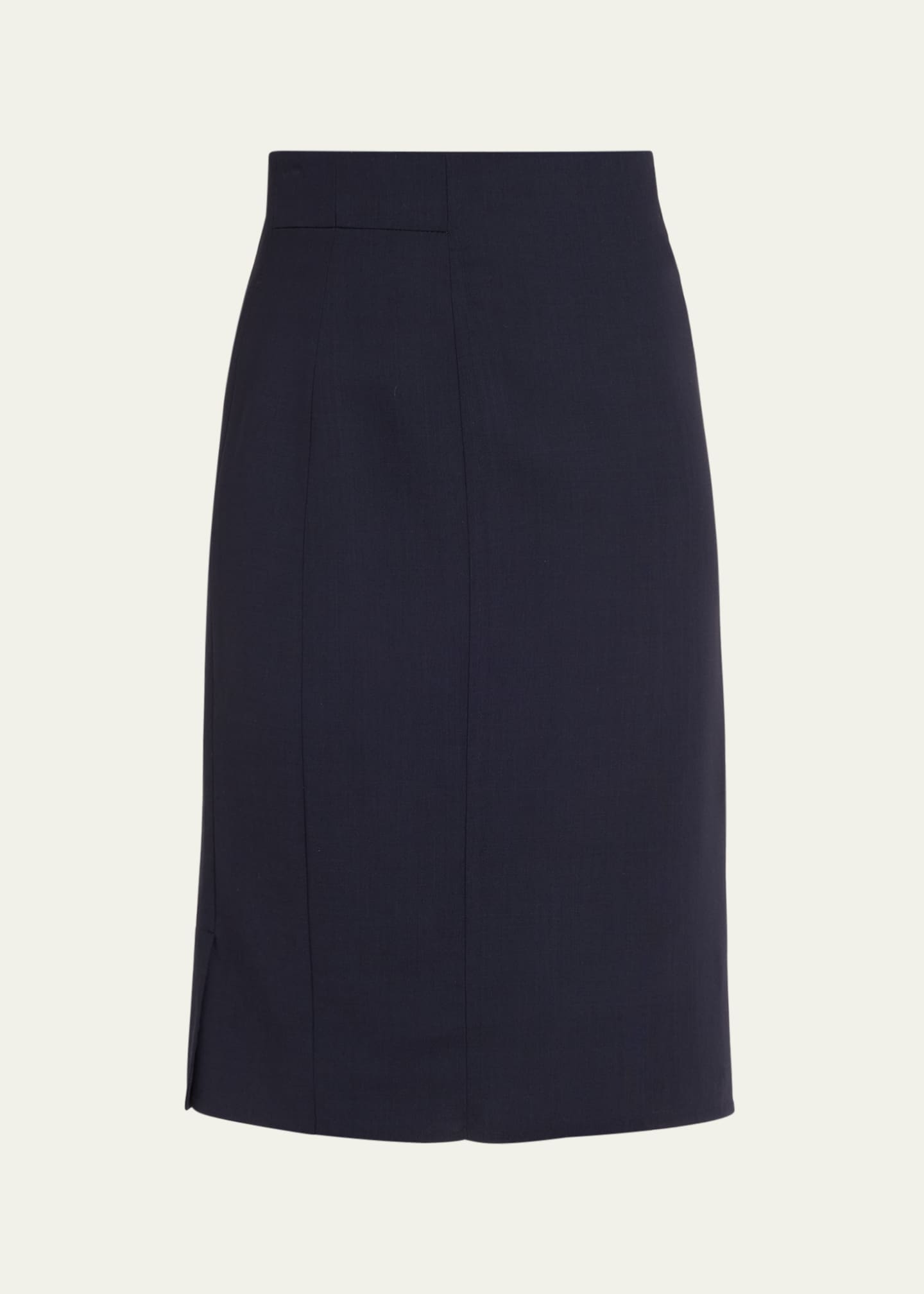 Akris Wool-Blend Knee-Length Pencil Skirt Image 1 of 5