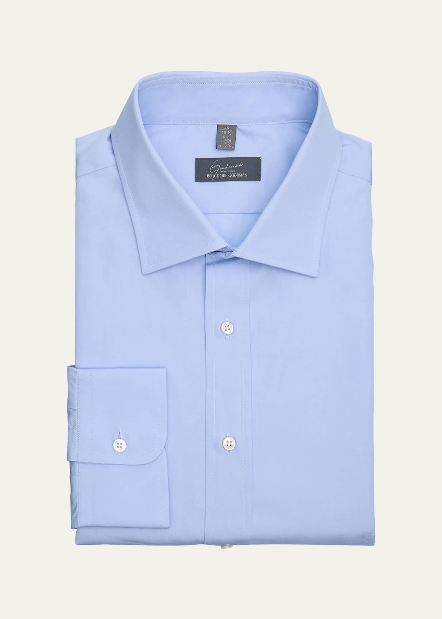 Camiceria Landini Men's Solid Poplin Dress Shirt - Bergdorf Goodman