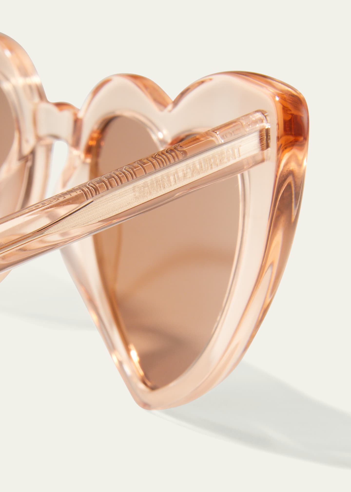 Saint Laurent Lou Lou Oversized Heart Sunglasses