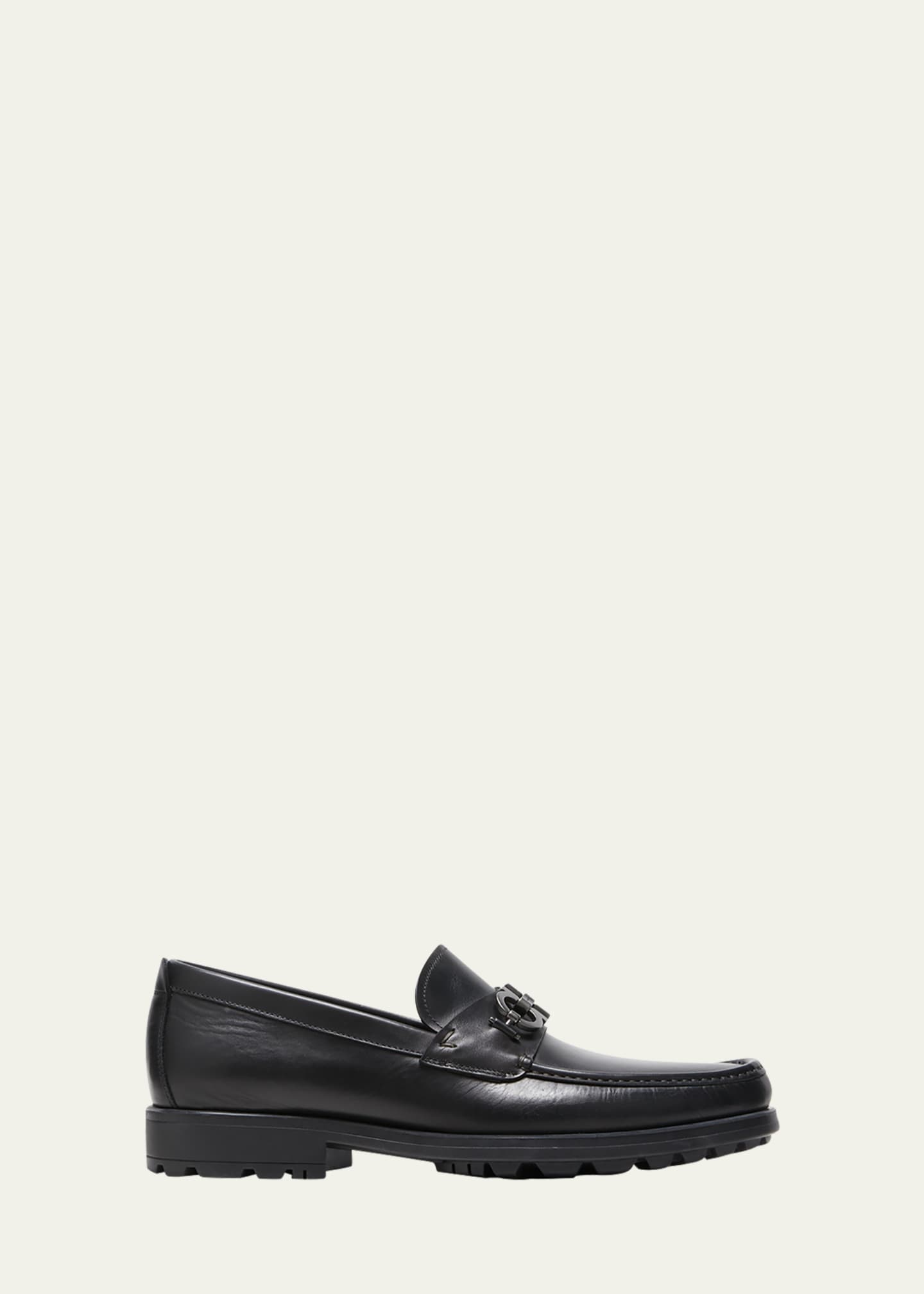 Ferragamo lug sole loafer clearance