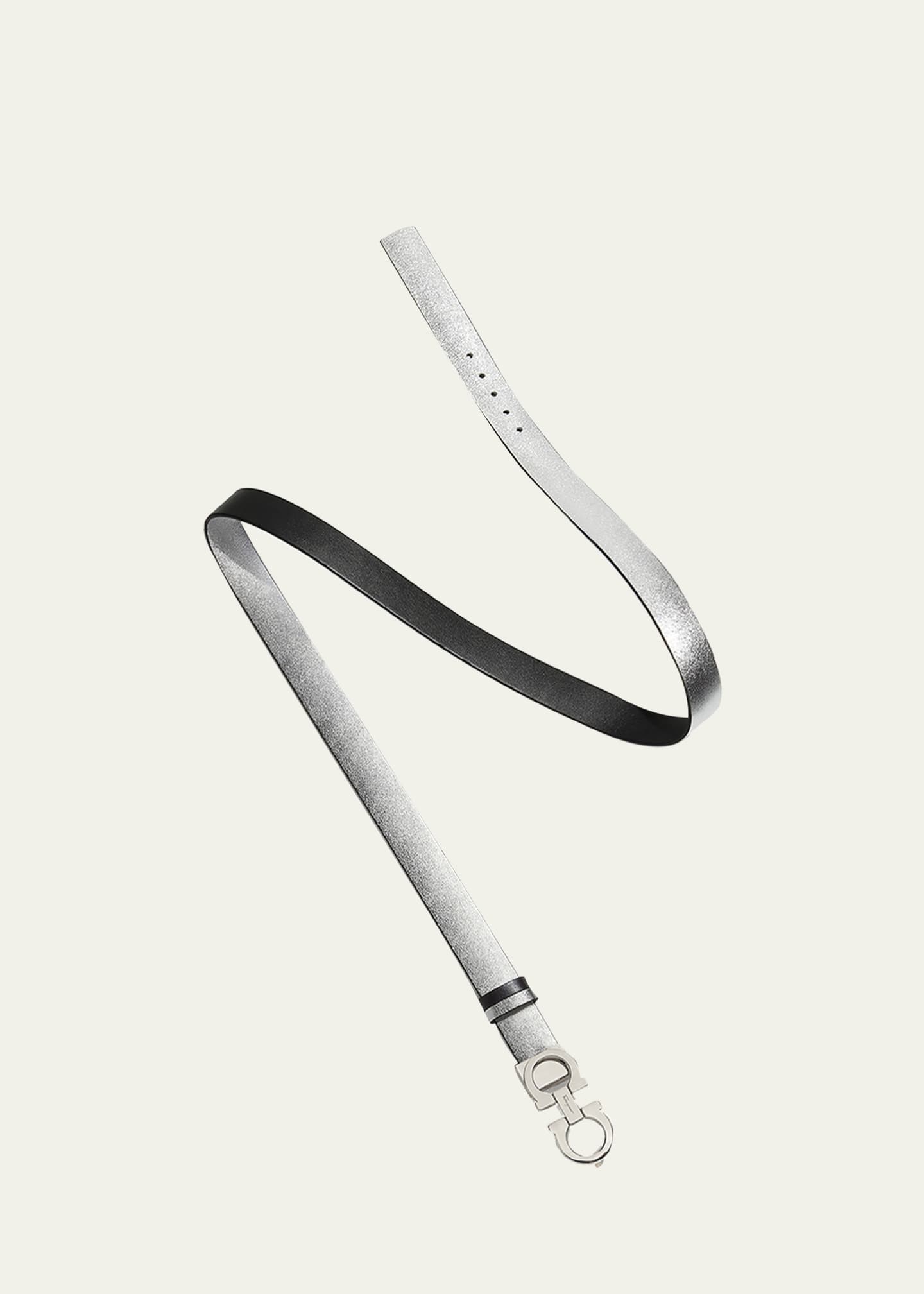 Ferragamo Reversible Leather Gancini Belt Image 2 of 3