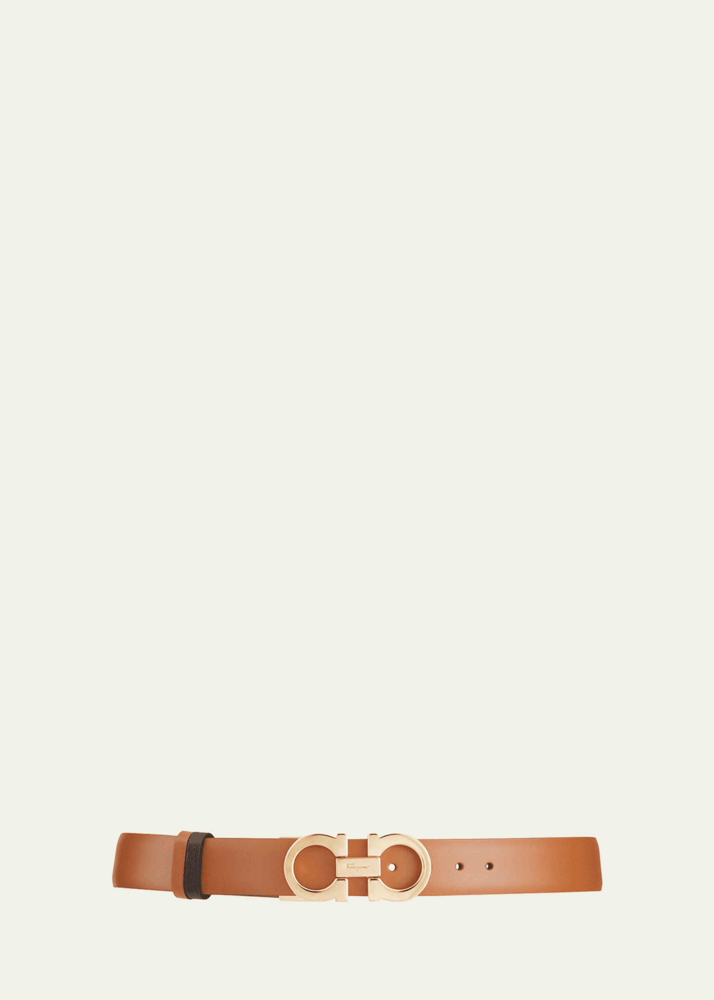 Ferragamo Reversible Leather Gancini Belt Image 1 of 3