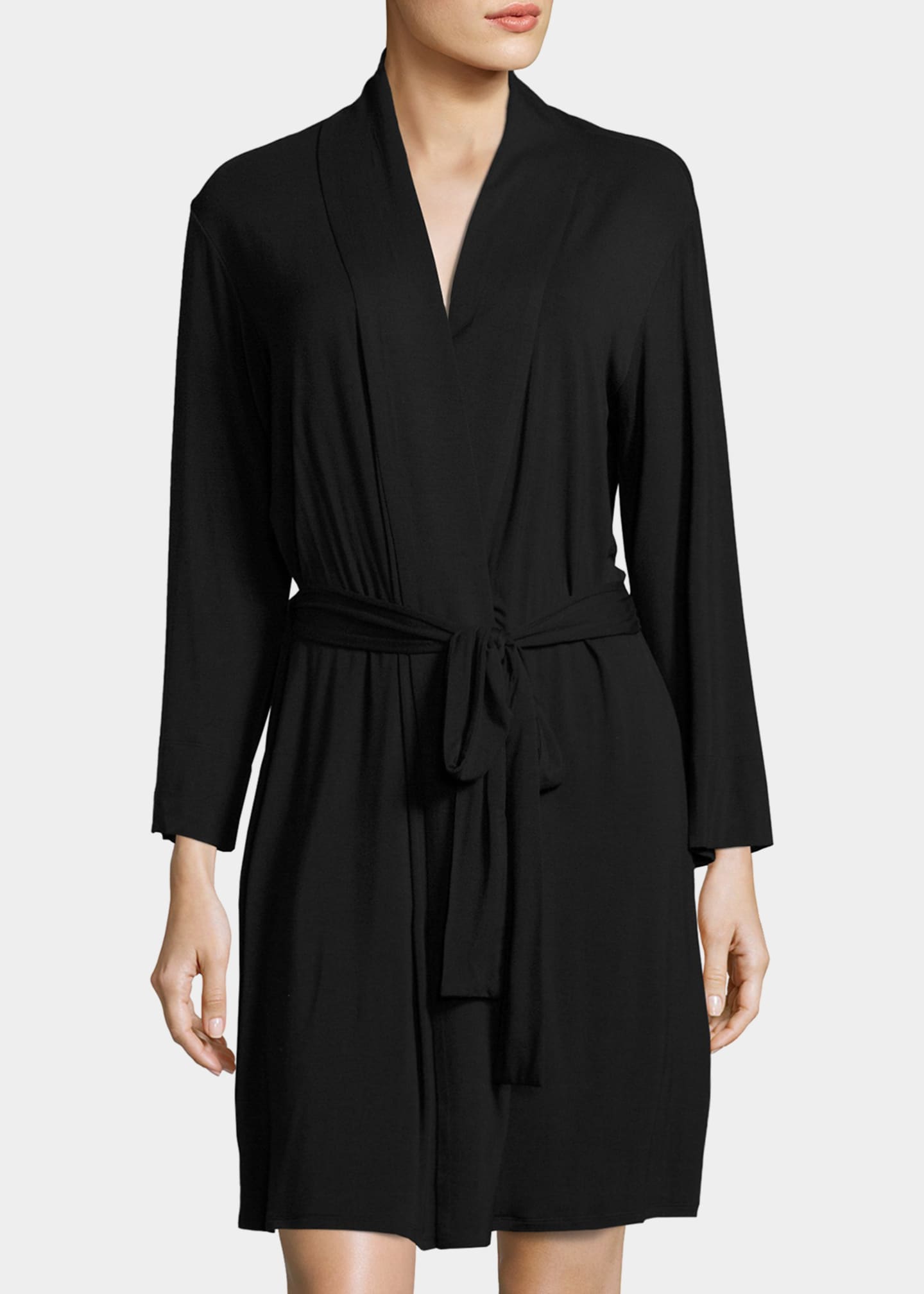 Natori Feathers Essential Short Jersey Robe Bergdorf Goodman