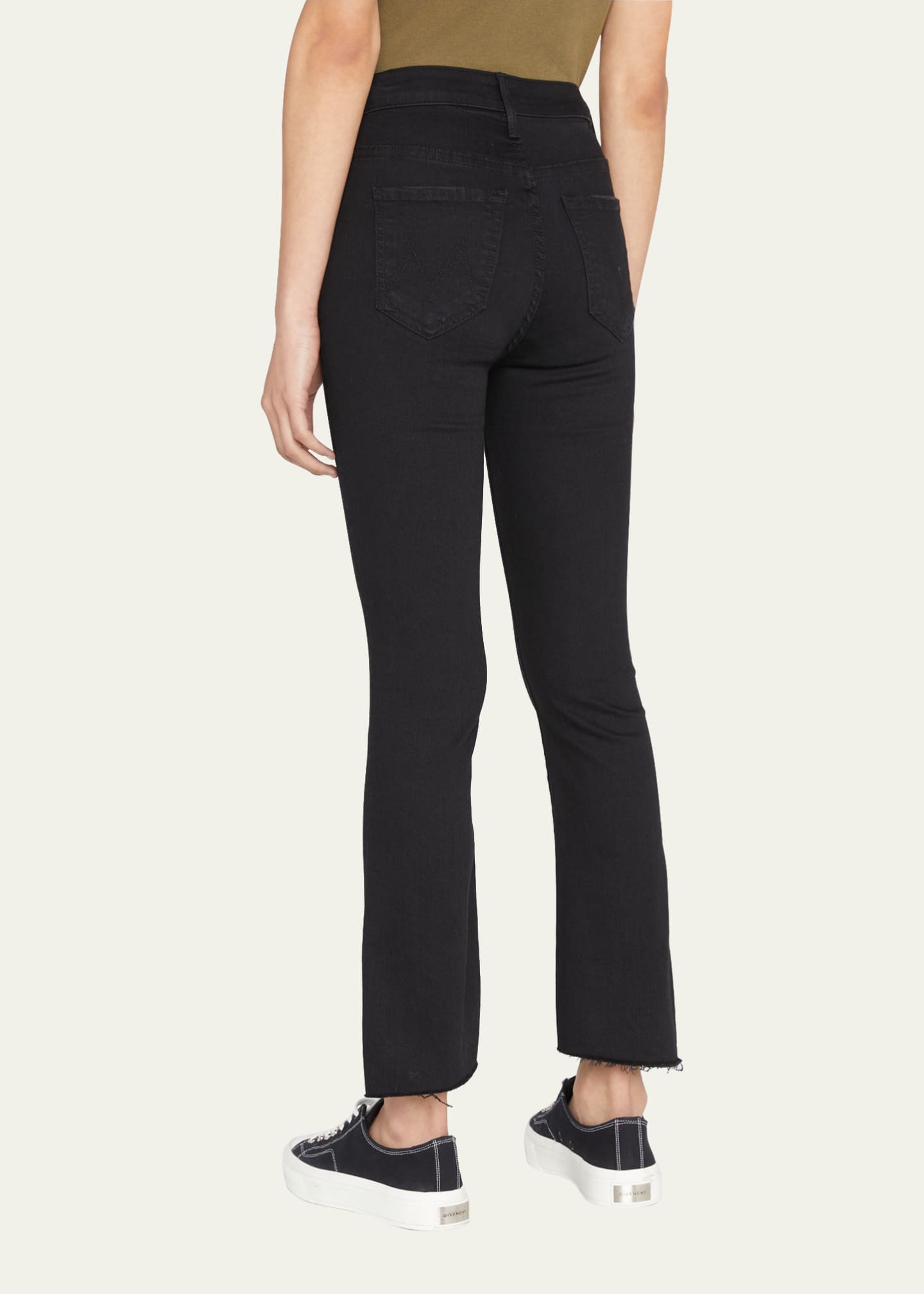 MOTHER The Insider Crop Step Fray Jeans Image 3 of 5