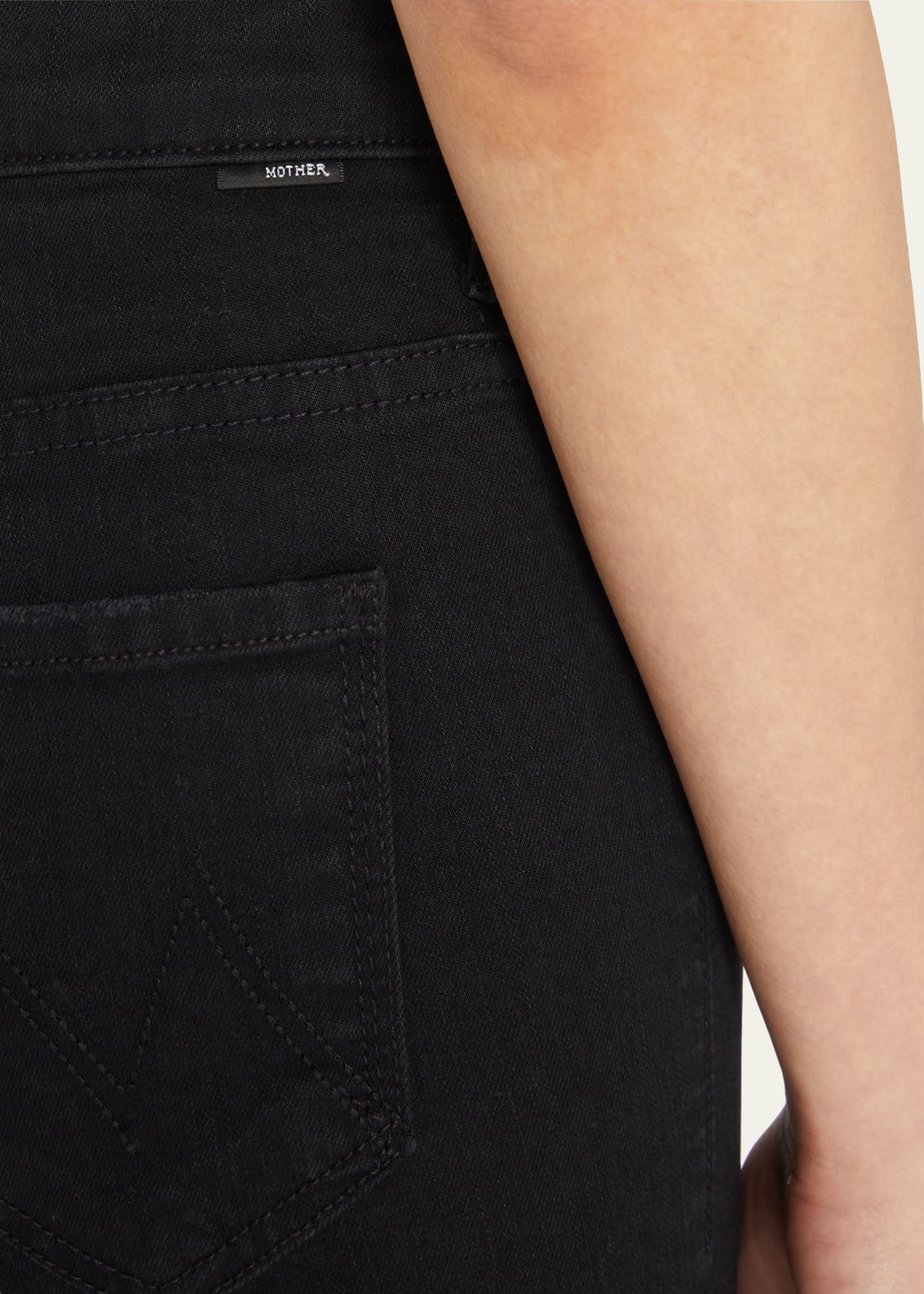 MOTHER The Insider Crop Step Fray Jeans Image 5 of 5
