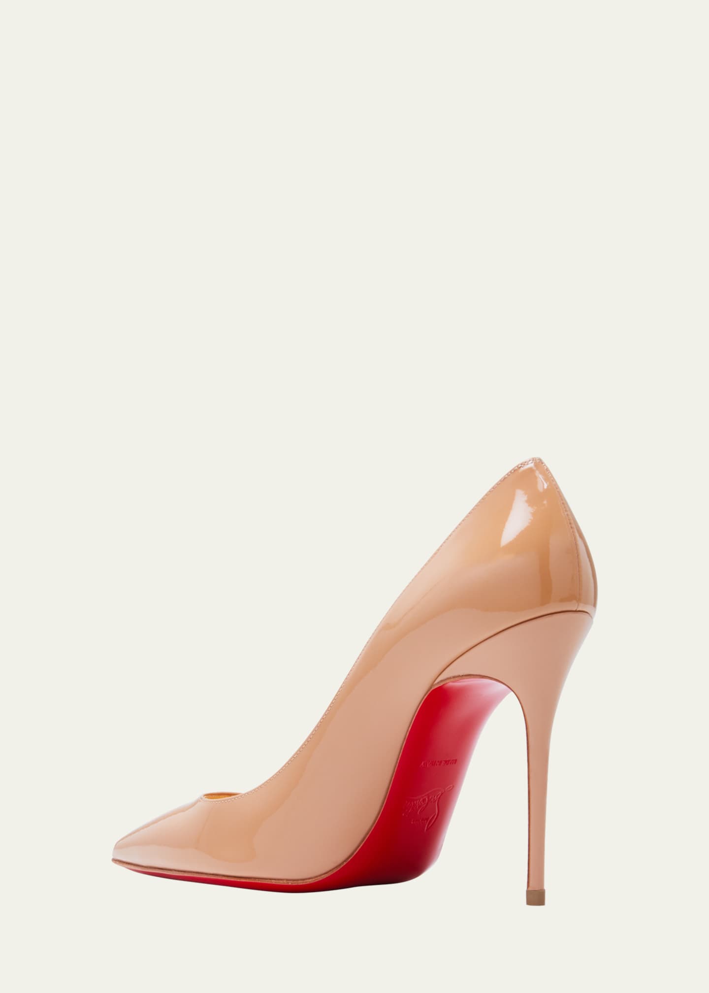 Nude heels red sole cheap