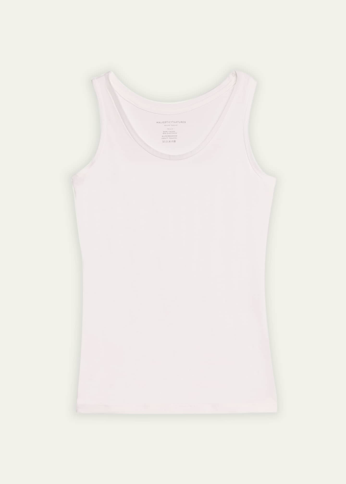 Majestic Filatures Soft Touch Scoop-Neck Tank Image 1 of 5