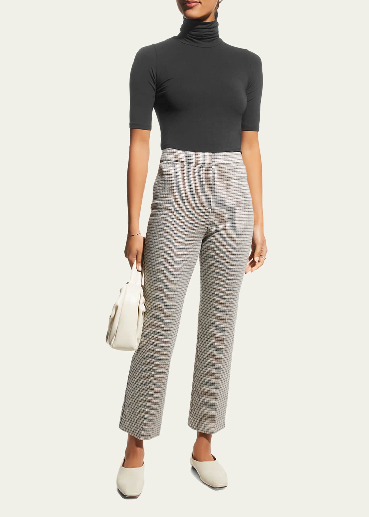 Majestic Filatures Soft Touch Half-Sleeve Turtleneck Image 2 of 5