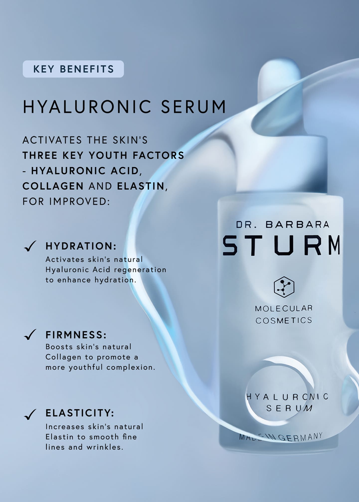 Dr. Barbara Sturm Hyaluronic Serum, 1.0 oz./ 30 mL Image 3 of 5