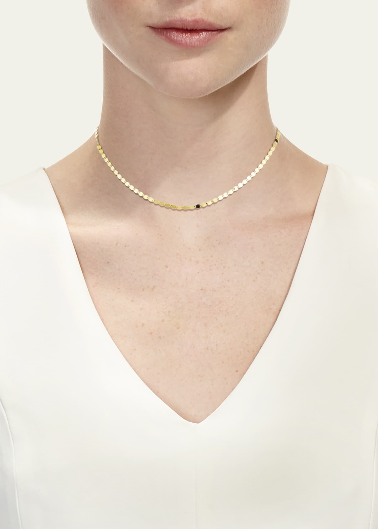 Lana Bond Nude Chain Choker Necklace Image 2 of 4