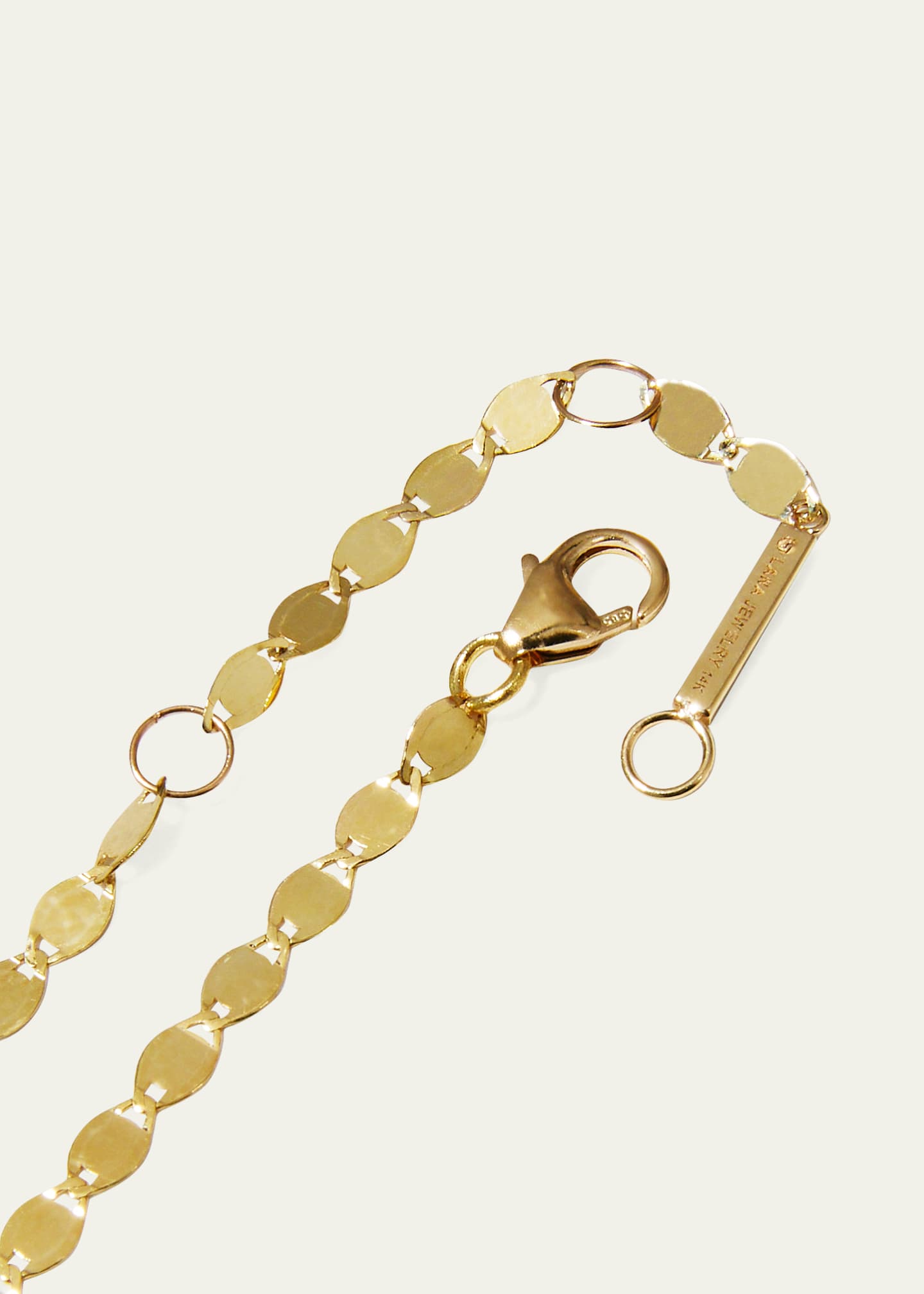 Lana Bond Nude Chain Choker Necklace Image 4 of 4