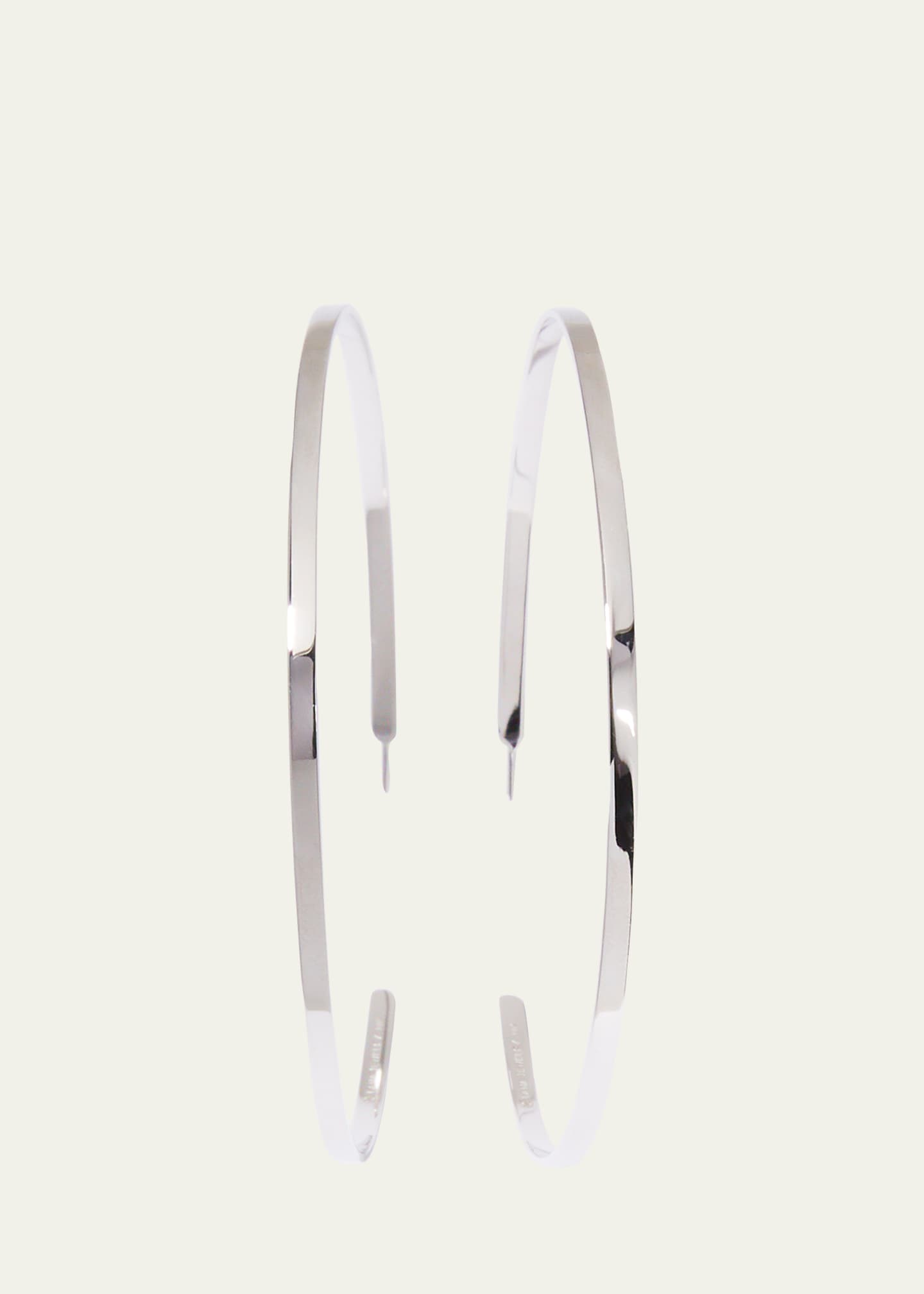 Lana Large Sunrise Hoop Earrings in 14K Gold Image 1 of 4