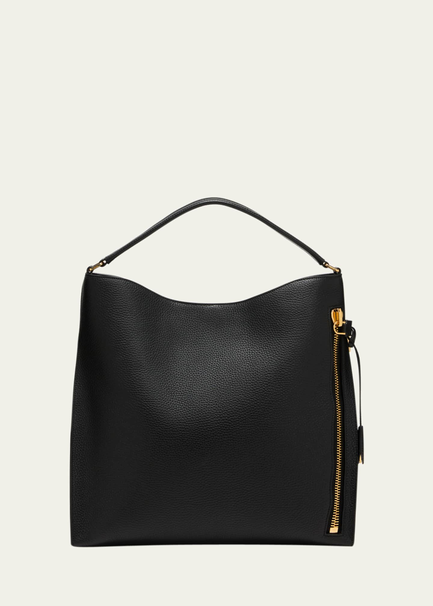 TOM FORD Alix Hobo Large in Grained Leather