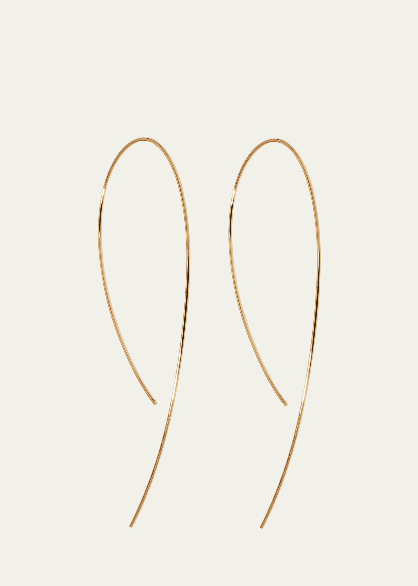 Lana Yellow Gold Hooked On Hoop Earrings Image 1 of 4