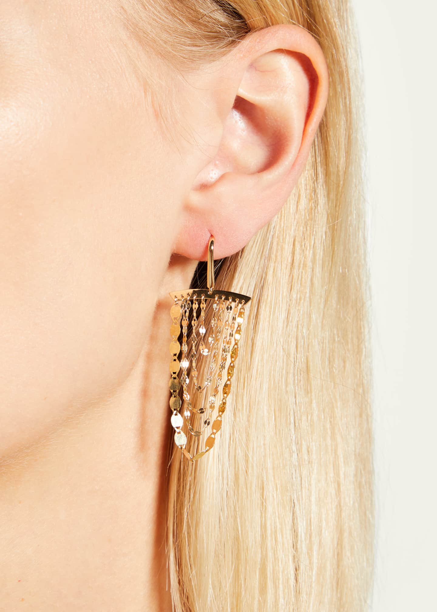 Lana Small Nude Cascade Earrings Bergdorf Goodman