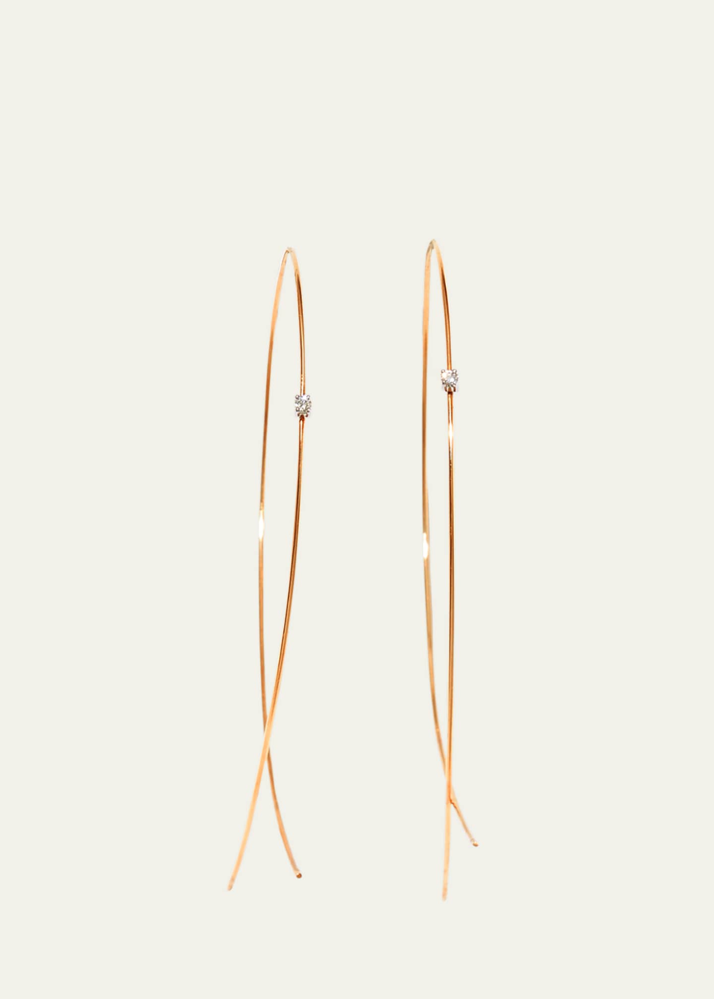 Lana Large Upside Down Hoops with Diamonds Bergdorf Goodman