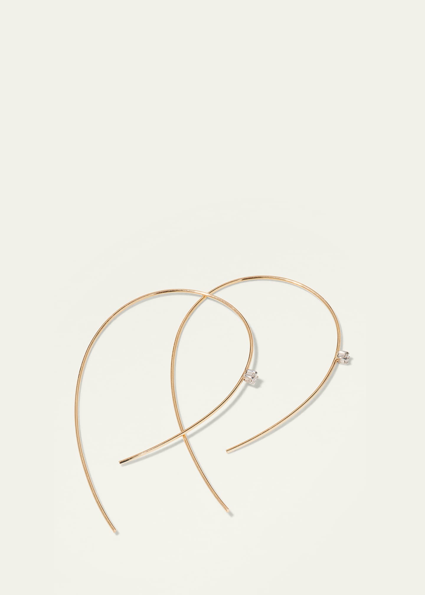 Lana Hooked on Hoops with Diamonds Image 3 of 4