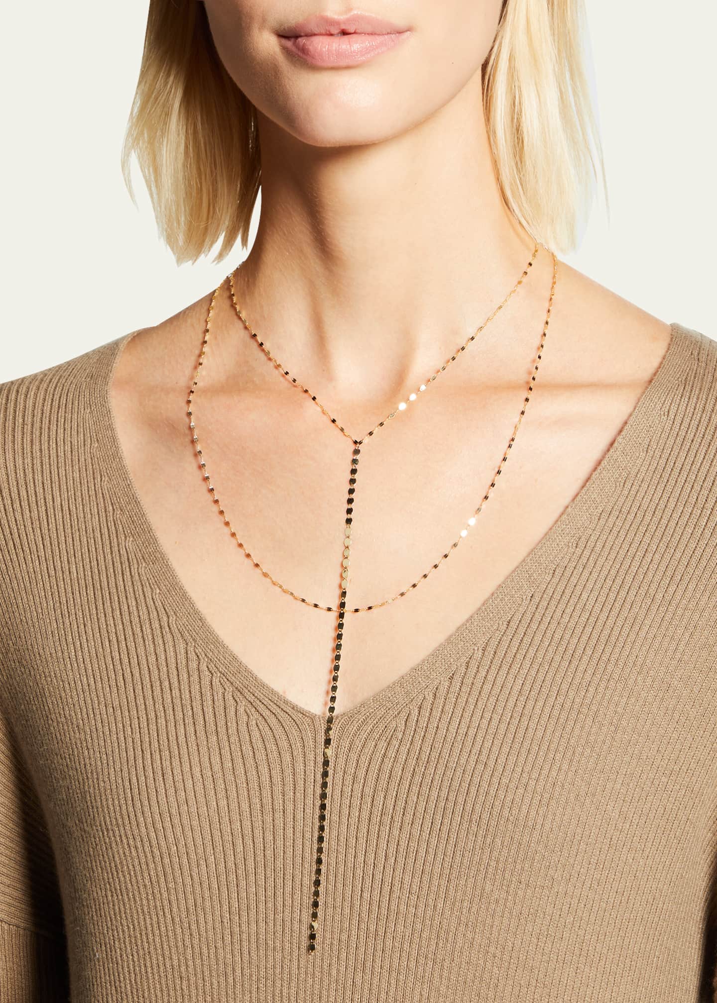 Lana Nude Blake Chain Drop Necklace Bergdorf Goodman