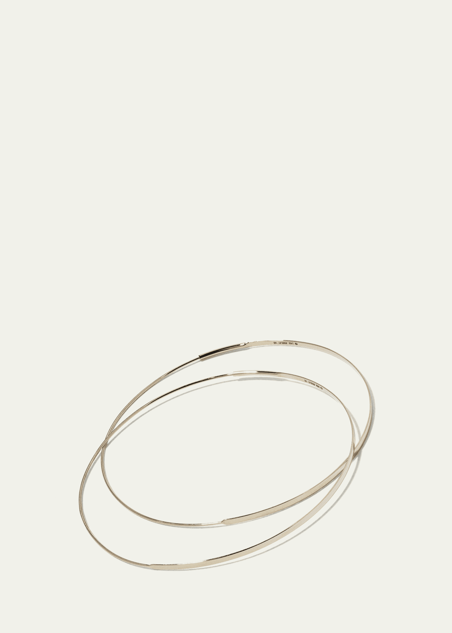 Lana Flat Magic 14K Hoop Earrings Image 3 of 4