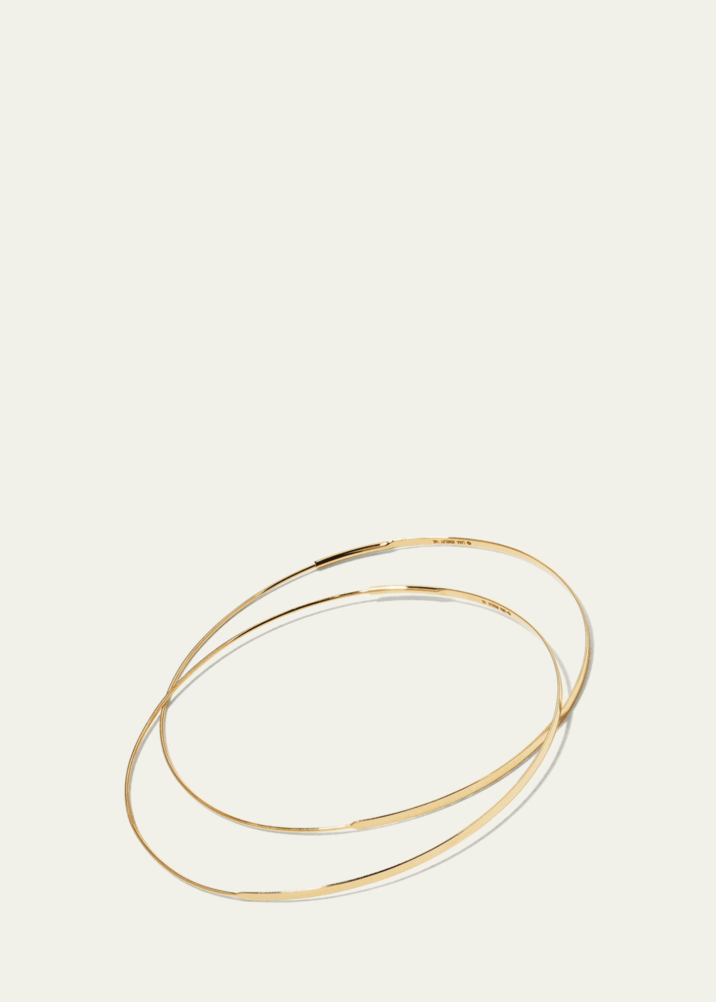 Lana flat online magic hoop earrings