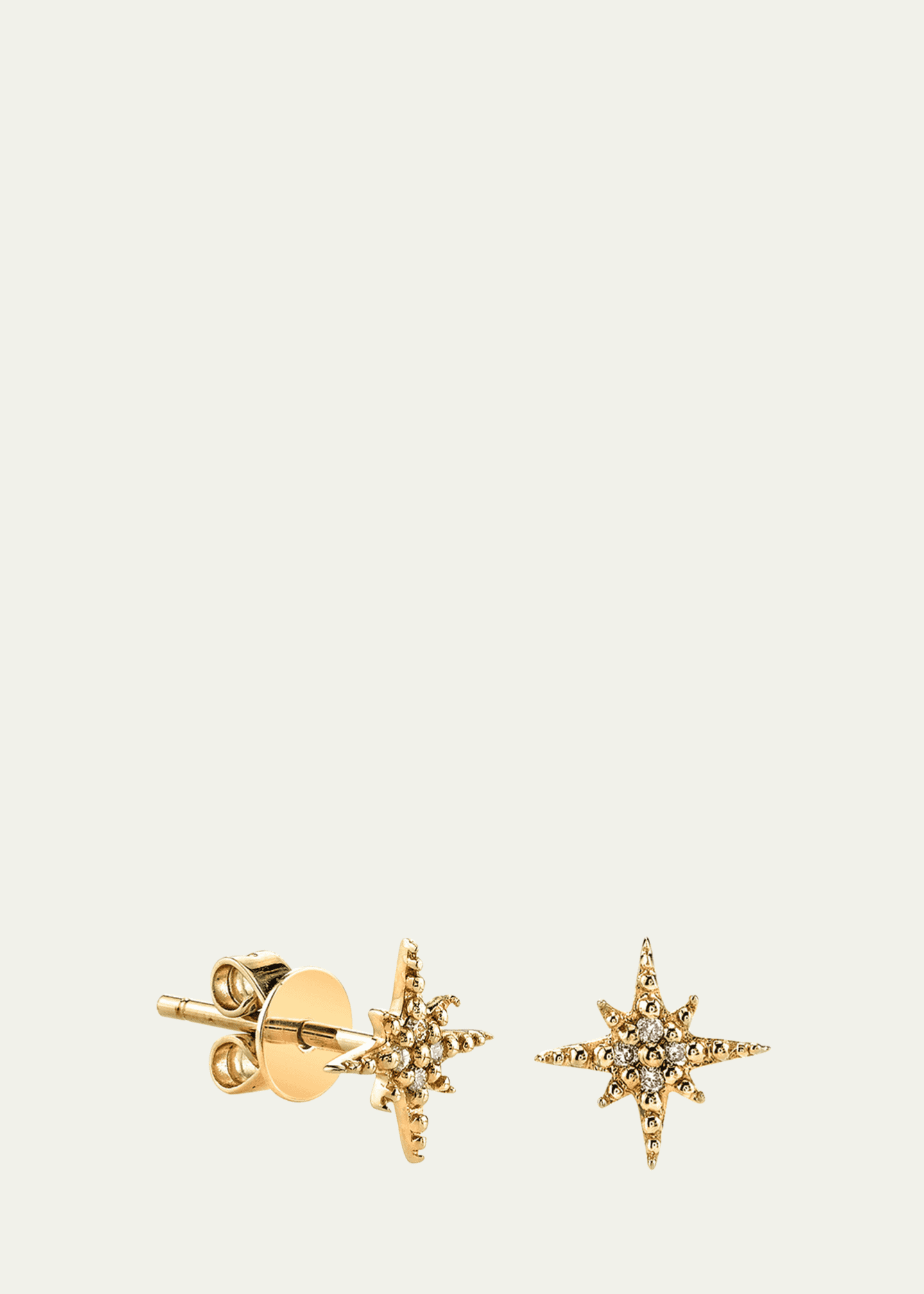 Sydney Evan Starburst Diamond Single Stud Earring Image 1 of 4