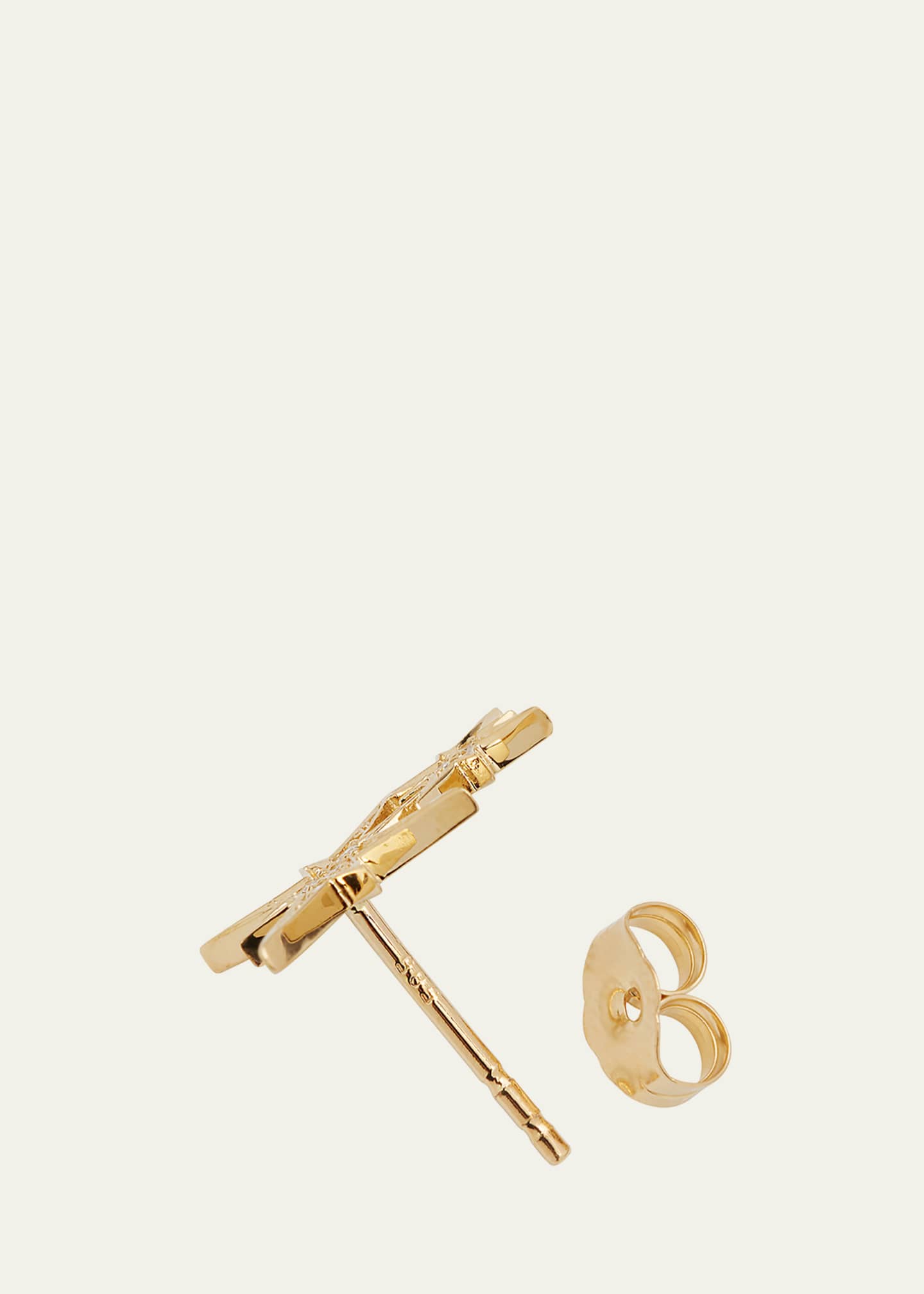 Sydney Evan 14k Pave Diamond Double Starburst Stud Earring Image 4 of 4