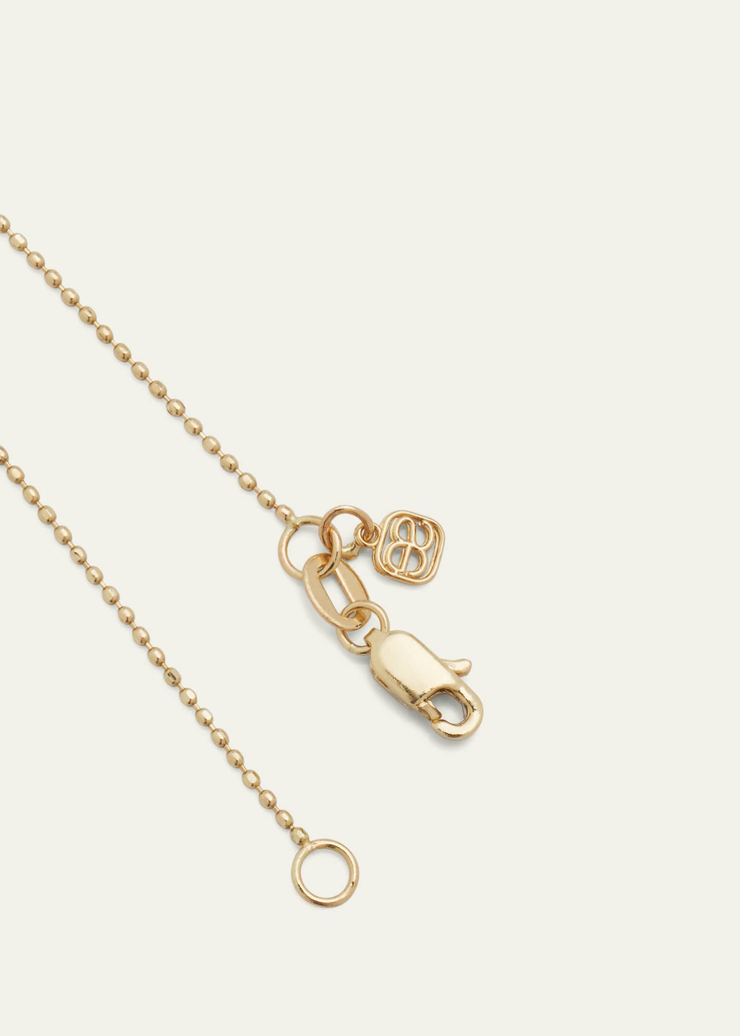Sydney Evan 14k Gold Tiny Evil Eye Charm Necklace Image 4 of 4