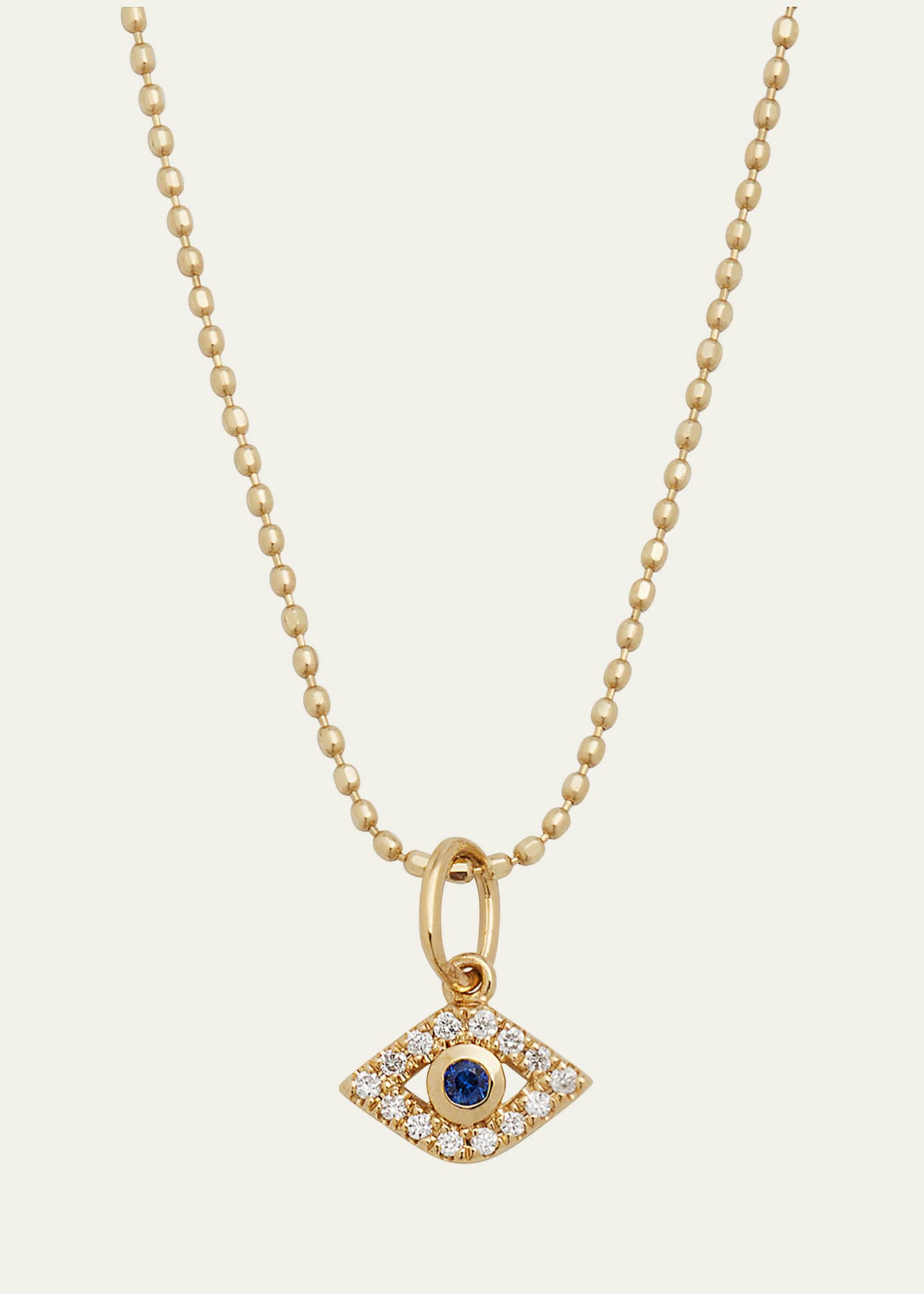 Eye charm necklace cheap