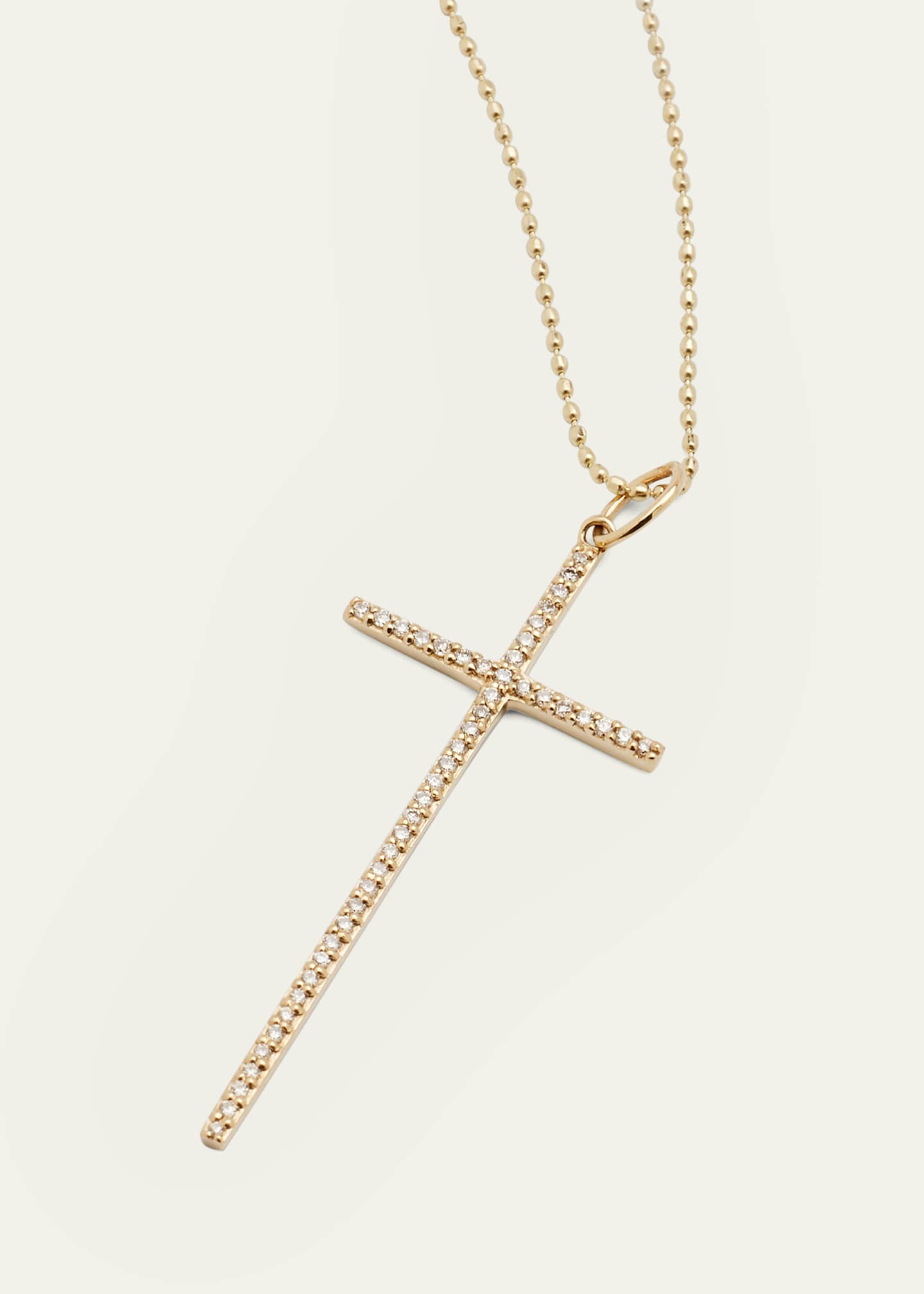 Pave diamond cross necklace Clearance