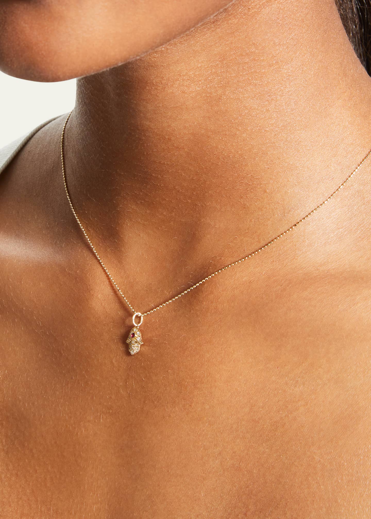 Hamsa 14k gold on sale pendant