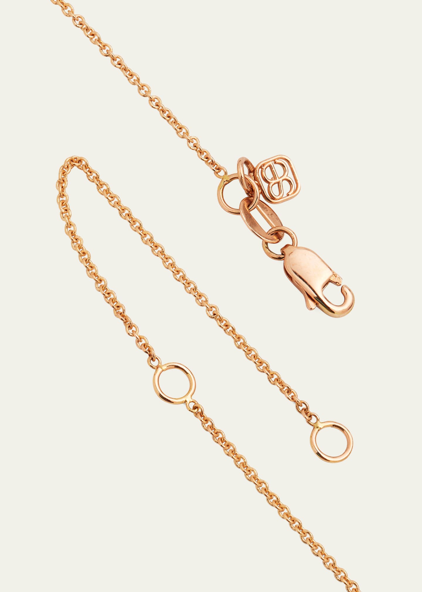 Sydney Evan Gold Diamond Love Necklace, Small Image 4 of 4