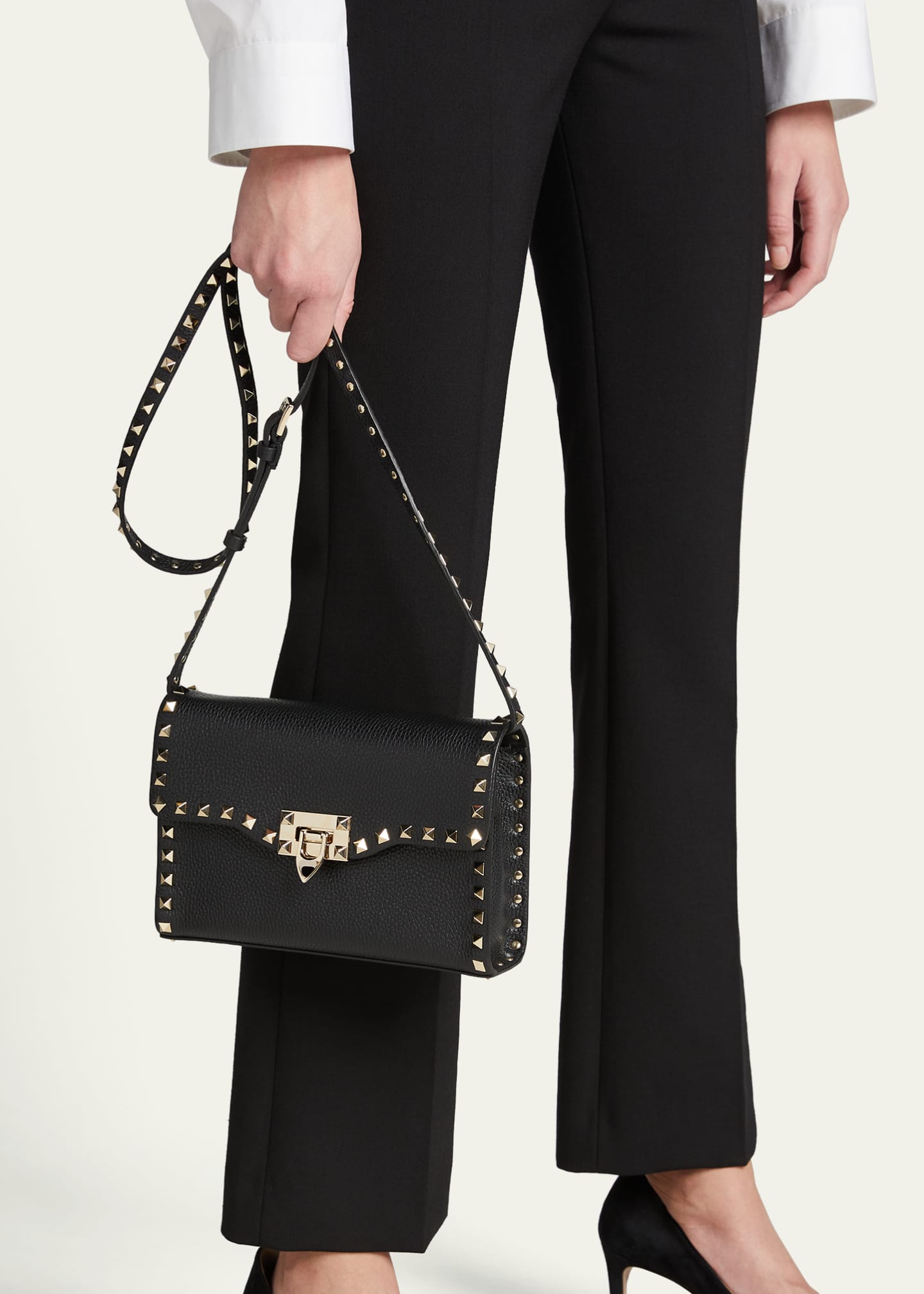 Valentino Garavani Rockstud Medium Shoulder Bag