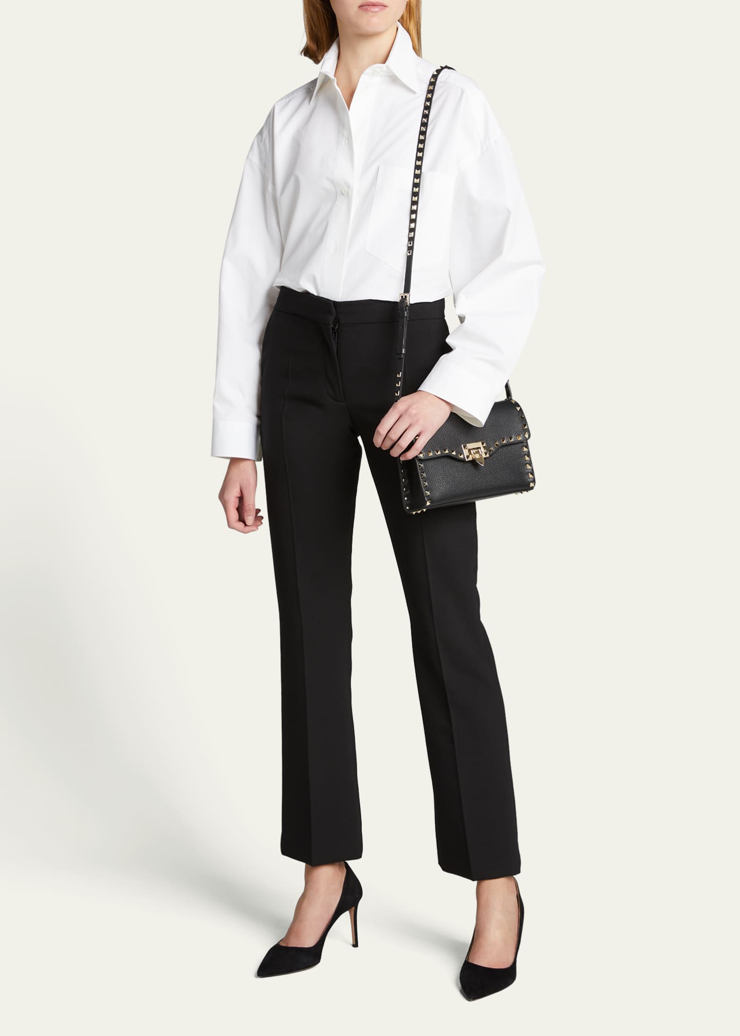 Rockstud medium shoulder bag best sale