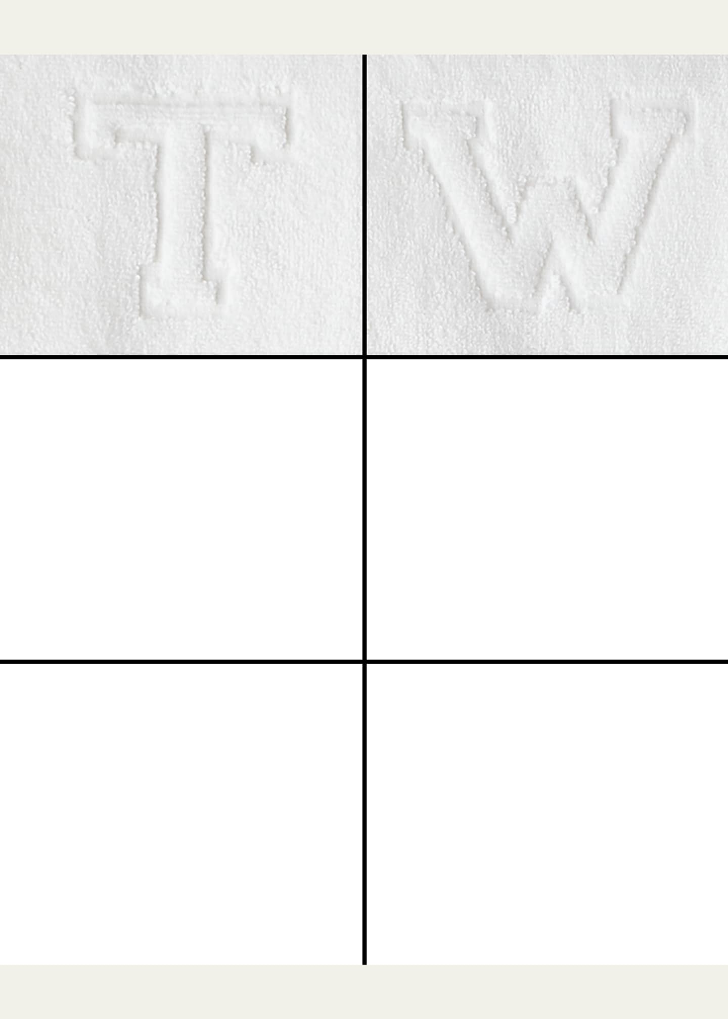 Matouk Auberge Monogrammed Face Cloth Image 4 of 4