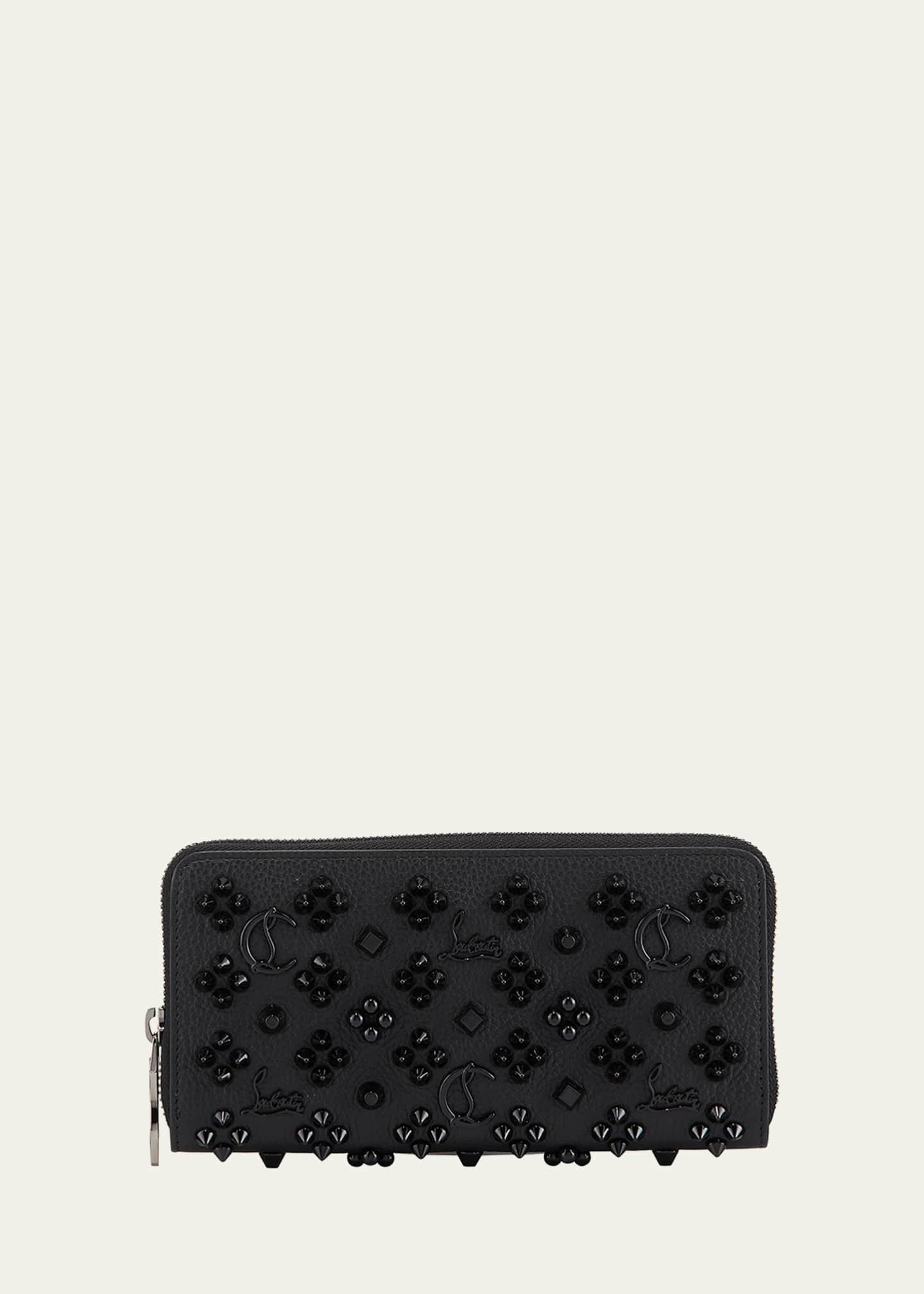 【Christian Louboutin】即発★希少★激レア PANETTONE WALLET Panettone - Wallet - Grained calf leather and spikes