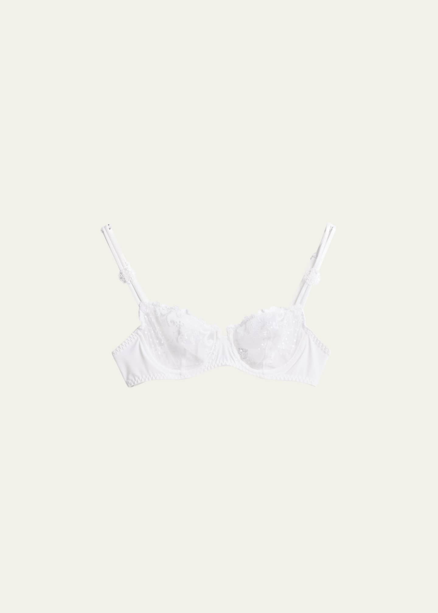 Simone Perele Delice Embroidered Demi Bra Image 1 of 4
